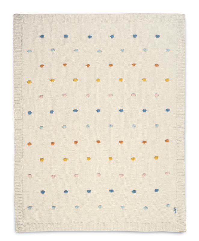 Mamas & Papas Πλεκτή κουβέρτα 70x90cm - Spot Multi