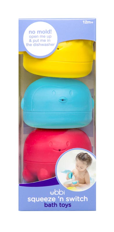 Ubbi Σετ 3 παιχνιδιών μπάνιου