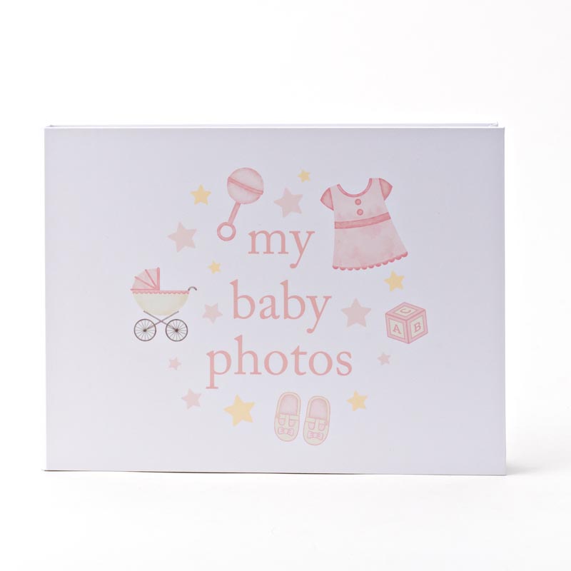 Hello Baby Photo Album My Baby Photos - Pink