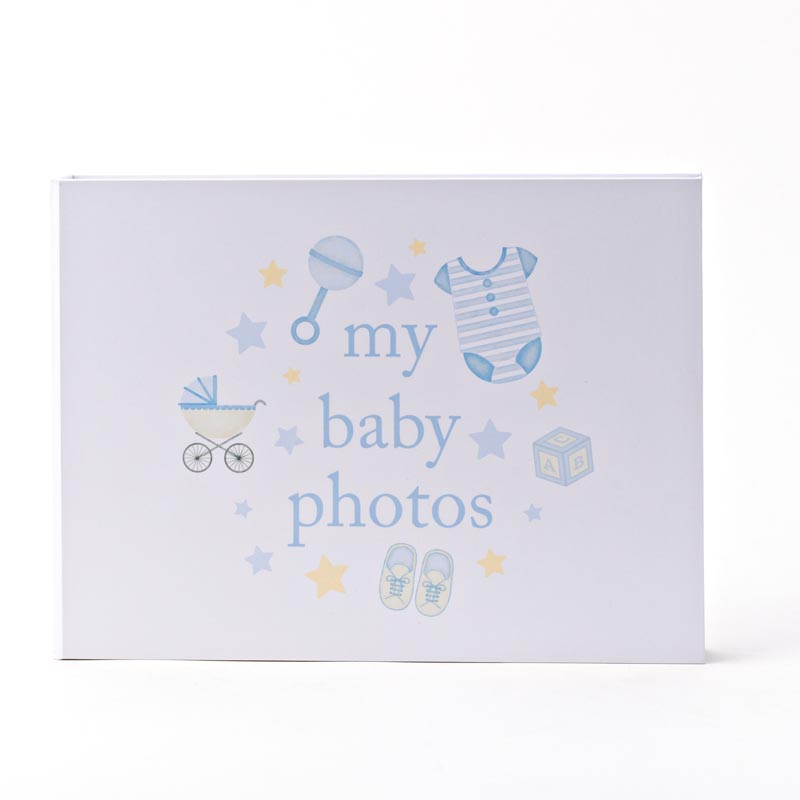 Hello Baby Photo Album My Baby Photos - Blue
