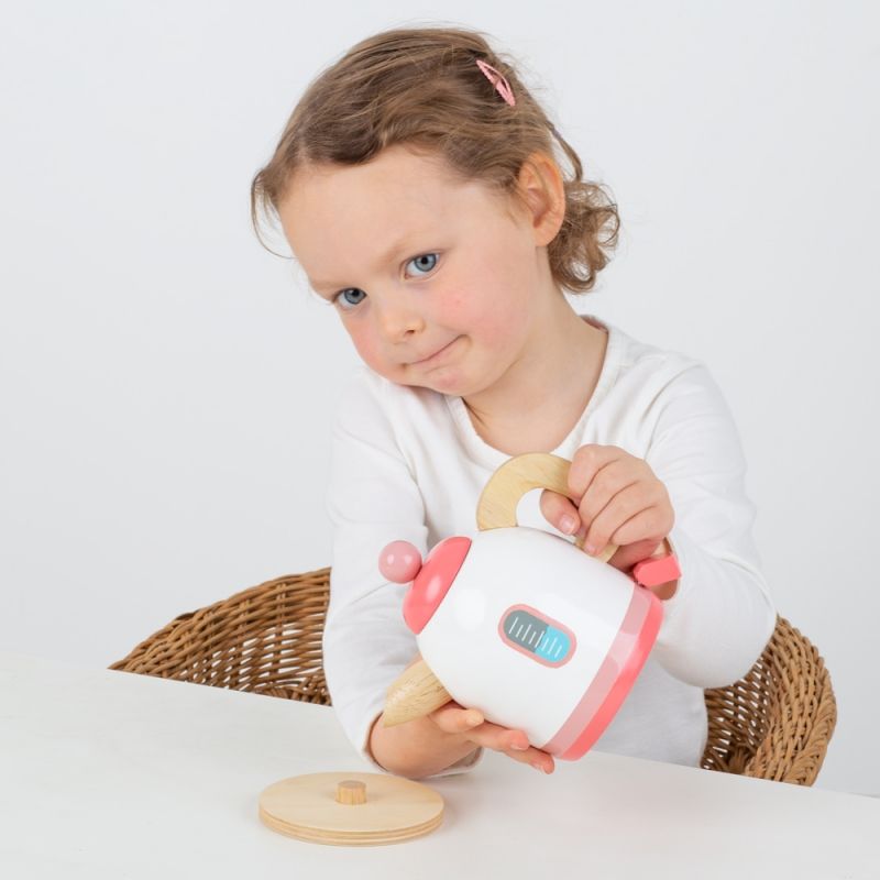 Ξύλινη κανάτα - Ροζ