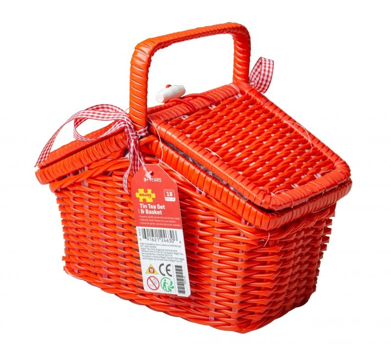 Παιδικό σετ τσαγιού με καλάθι