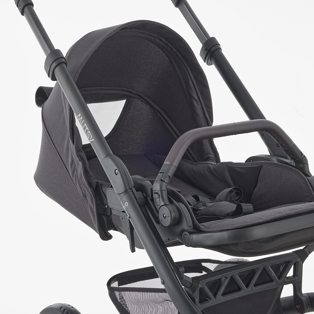 Mutsy NIO Shade PACKAGE Σασί με κάθισμα + Bassinet για νεογέννητο