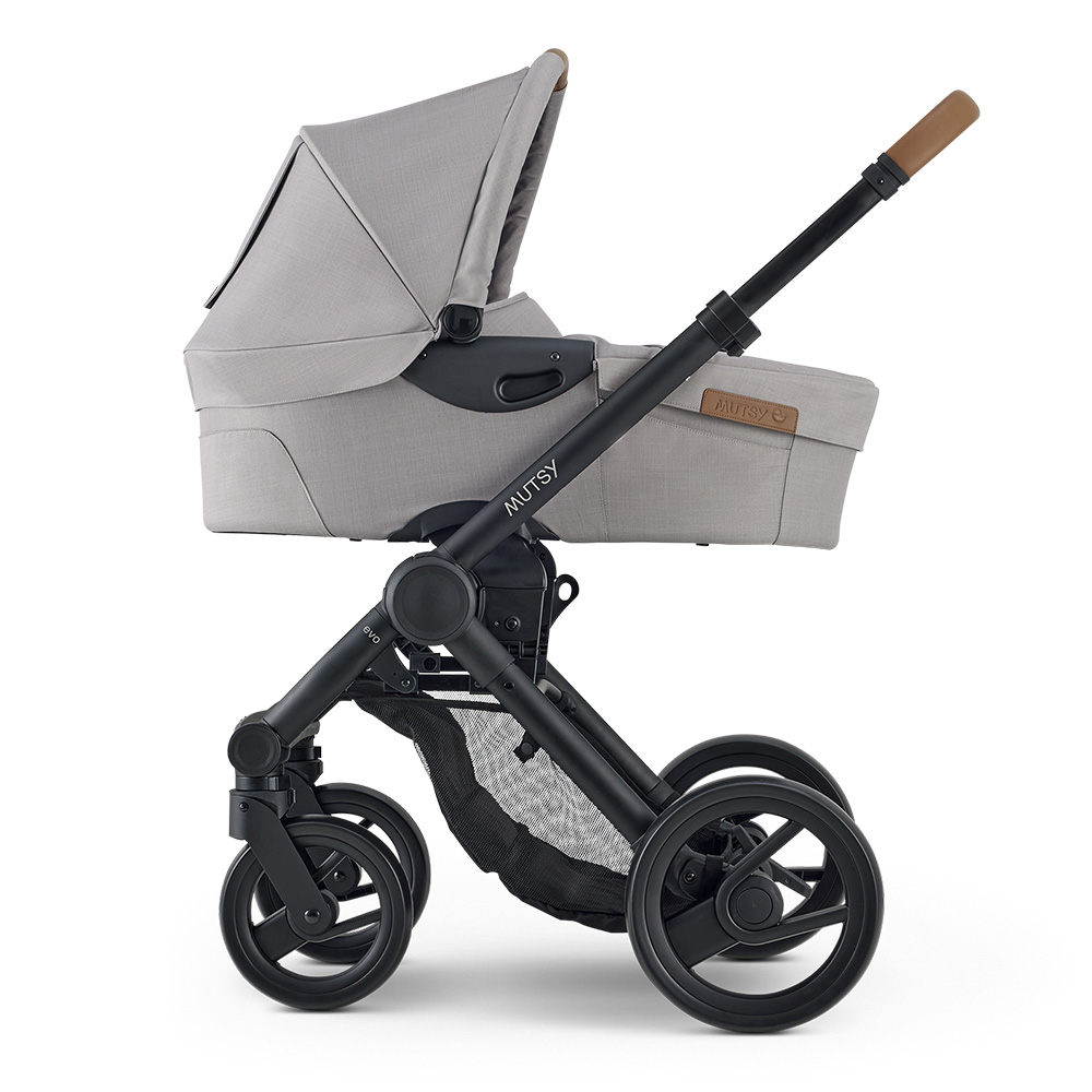 Mutsy EVO Concrete Melange PACKAGE Σασί με κάθισμα + Bassinet για νεογέννητο