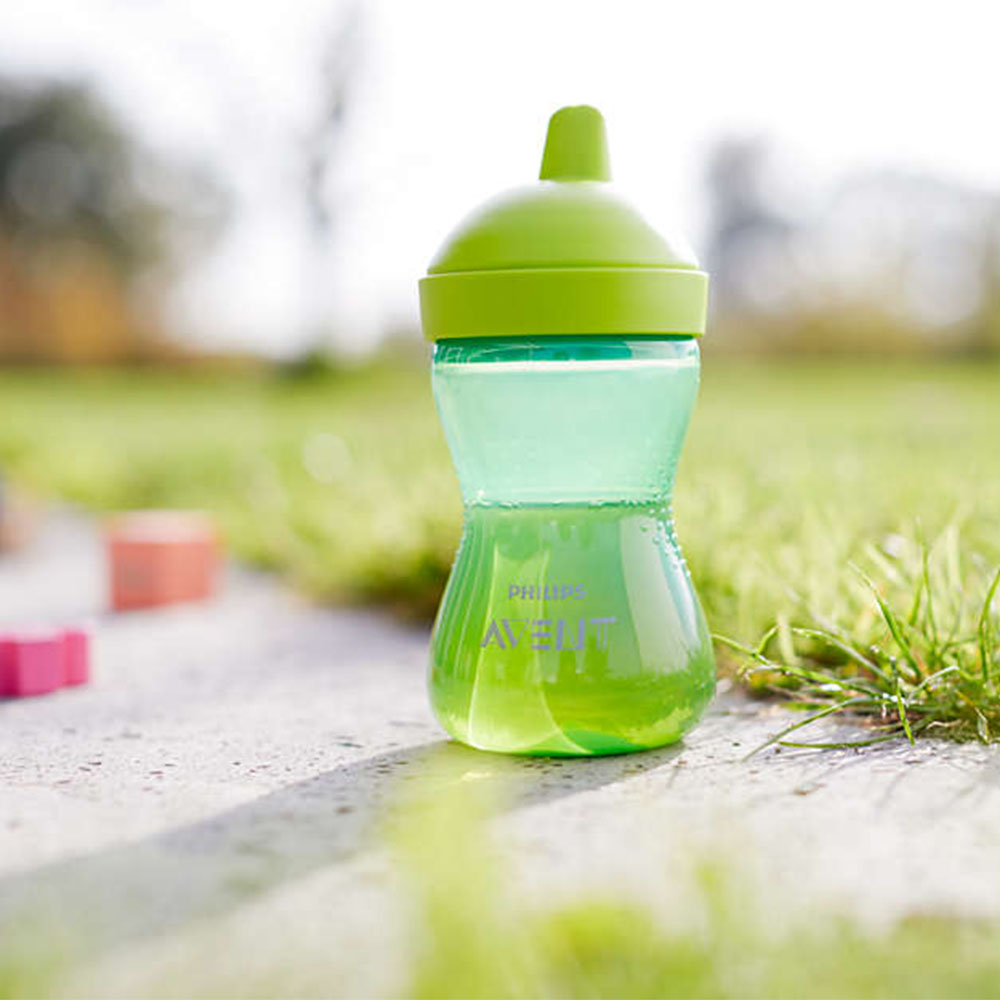 Philips AVENT Κύπελλο που δεν χυθεί με σκληρό άκρο 300 ml, 18m+, ΠΡΑΣΙΝΟ