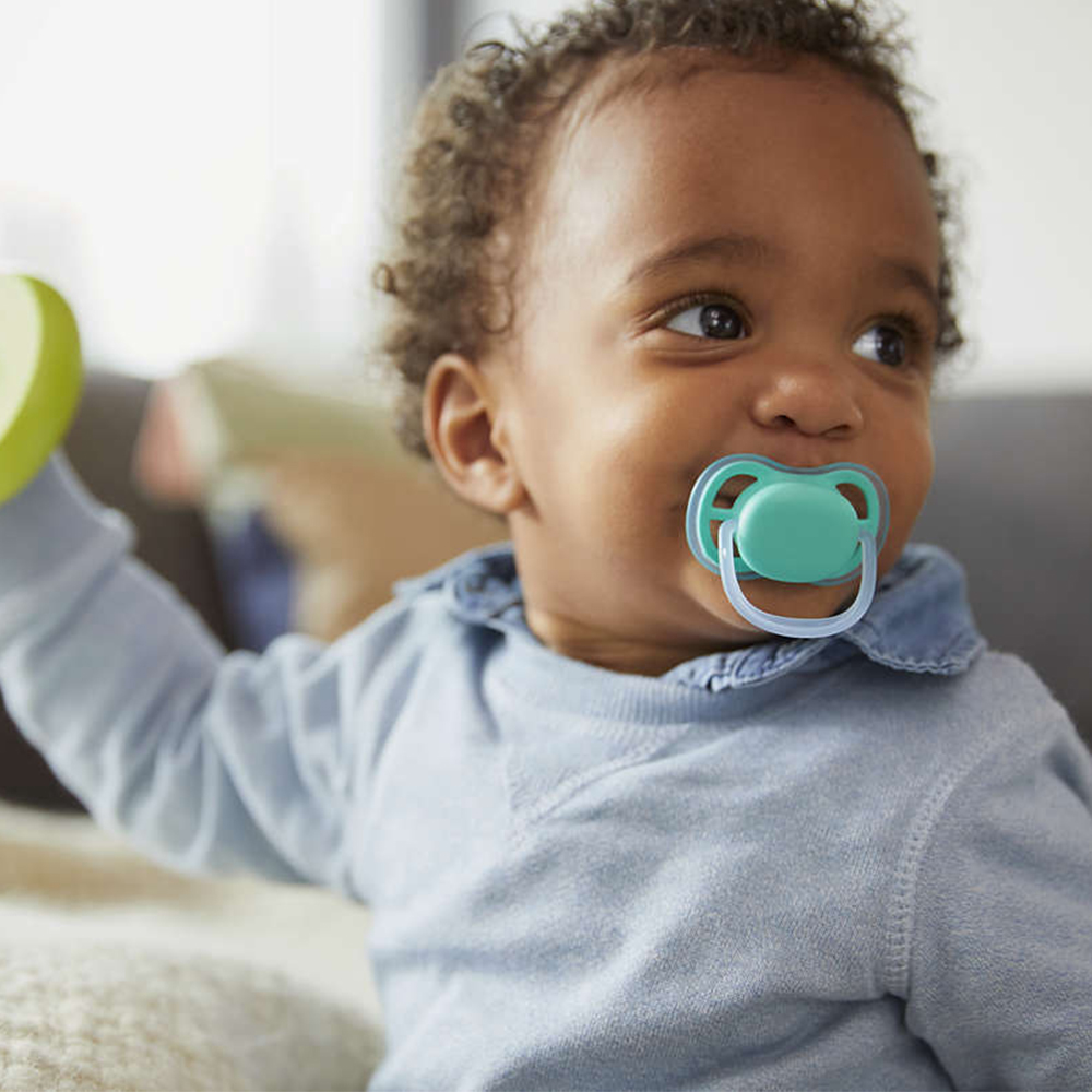 Πιπίλες Ultra Air 6-18m μπλε και πράσινο