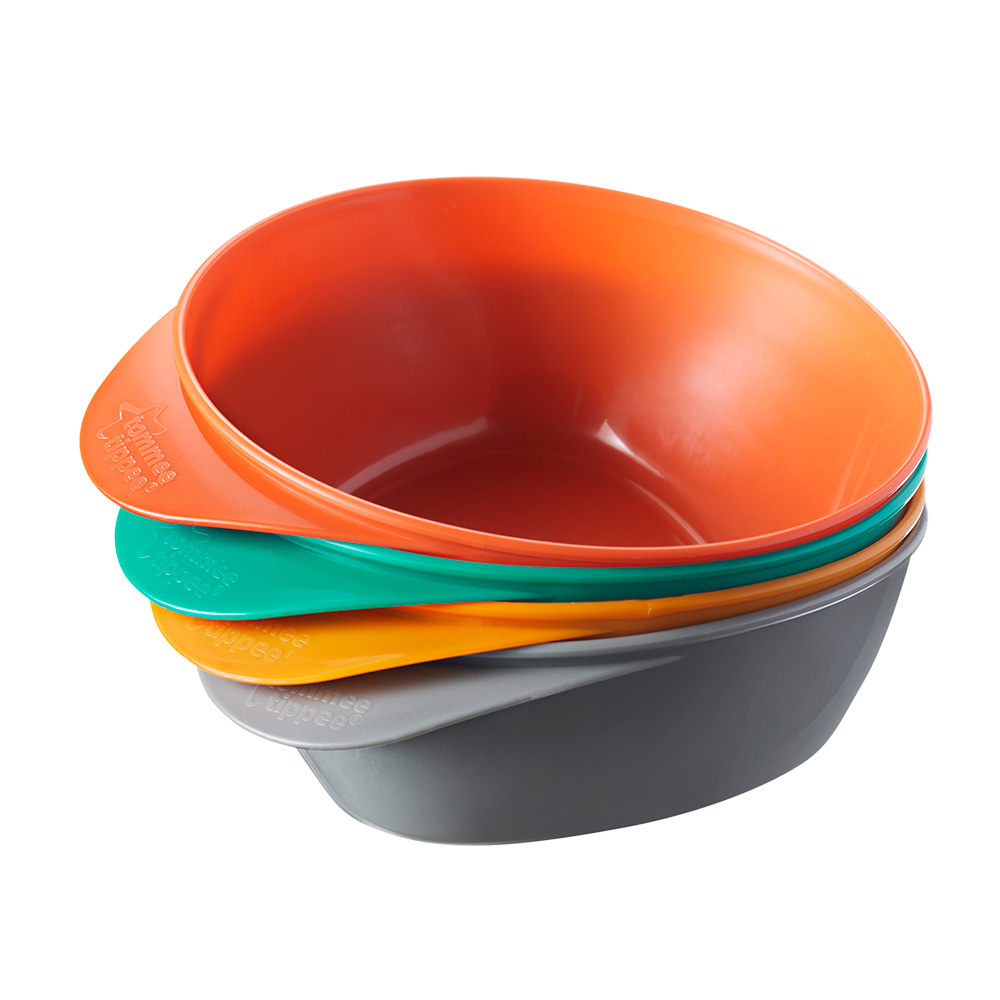 Tommee Tippee Bowls Food 6m+, 4 τεμ./op.