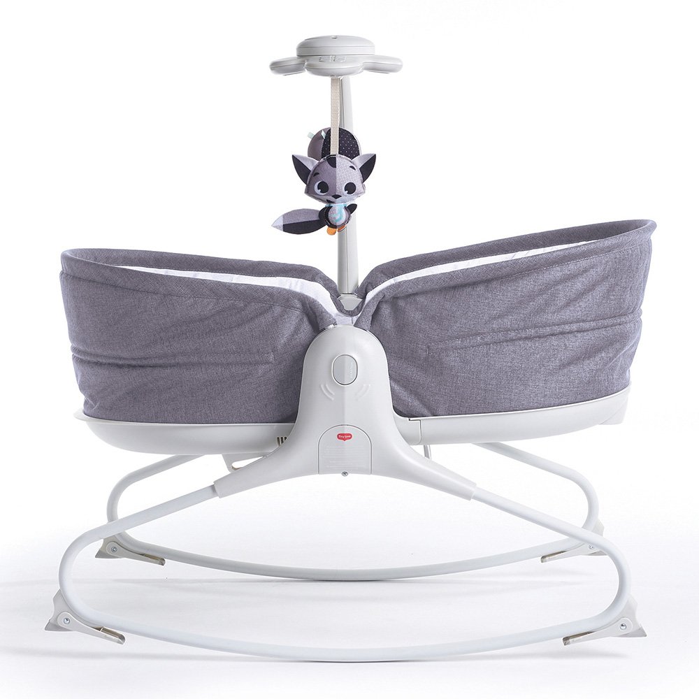 Μουσική ξαπλώστρα Rocker Napper 3 σε 1 με 3 ρυθμιζόμενες θέσεις: Καλάθι ύπνου, κούνια, πολυλειτουργική καρέκλα, αποσπώμενο μουσικό παιχνίδι με φώτα και ήχους