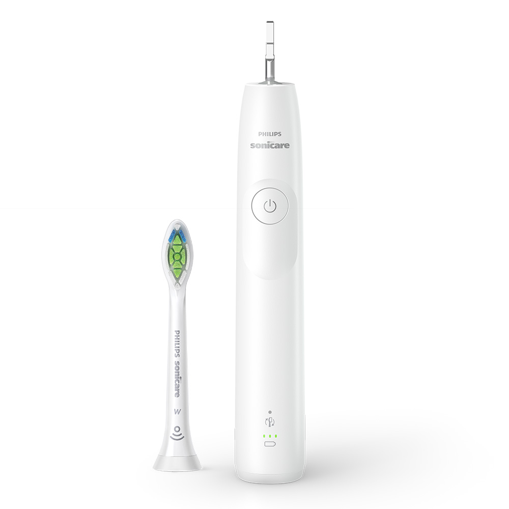 Philips Sonicare HX7108/01 Ασύρματη οδοντόβουρτσα σειράς 5300 με τεχνολογία ήχου επόμενης γενιάς, 1 λειτουργία βουρτσίσματος, 2 εντάσεις, αισθητήρα πίεσης, κεφαλή W2 Optimal White
