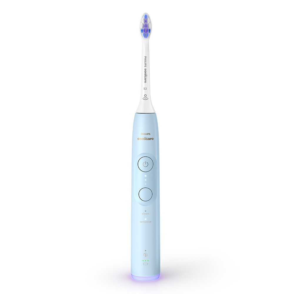 Ηλεκτρική οδοντόβουρτσα Philips Sonicare HX7406/01 σειρά 6100 με τεχνολογία ήχου επόμενης γενιάς, 2 λειτουργίες, 3 εντάσεις, αισθητήρα πίεσης φωτός, κεφαλή S2 Sensitive