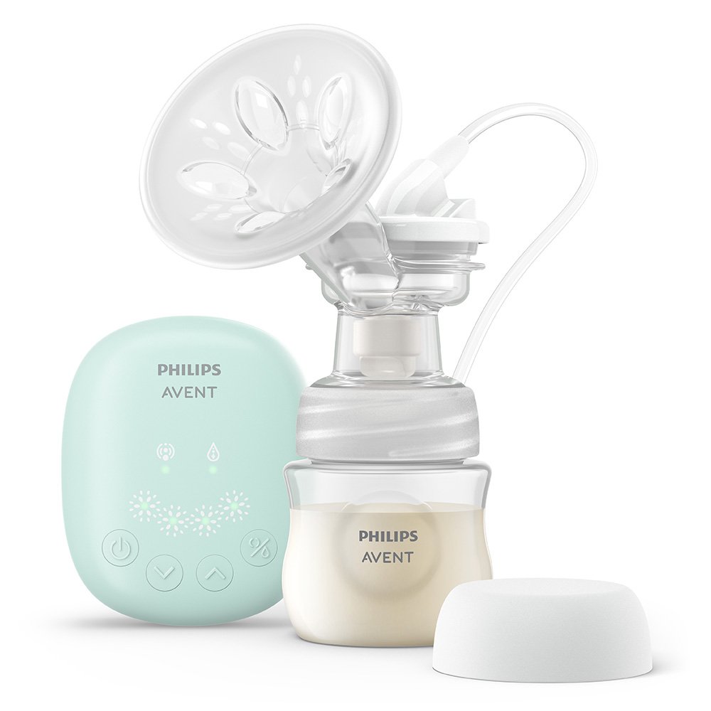 Μονό ηλεκτρικό θήλαστρο Philips AVENT Essential SCF323/11, με μαλακή τσιμούχα σιλικόνης ομοιόμορφου μεγέθους