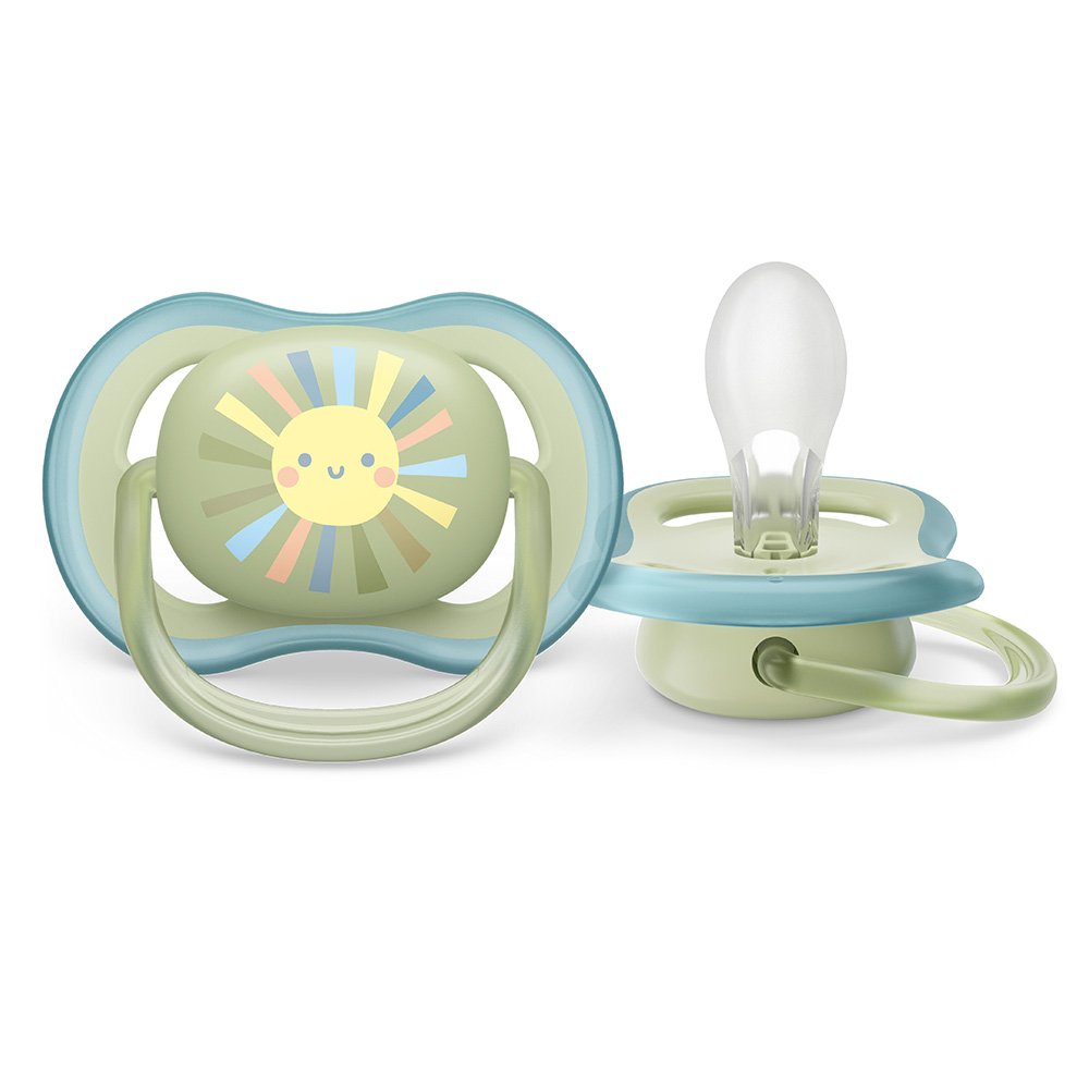 Βρεφικό σετ Philips AVENT SCD837/10 με μπιμπερό Natural Response 125 ml με θηλή χωρίς διαρροές Flow 2, 0m+ και πιπίλα Ultra Air 0-6m