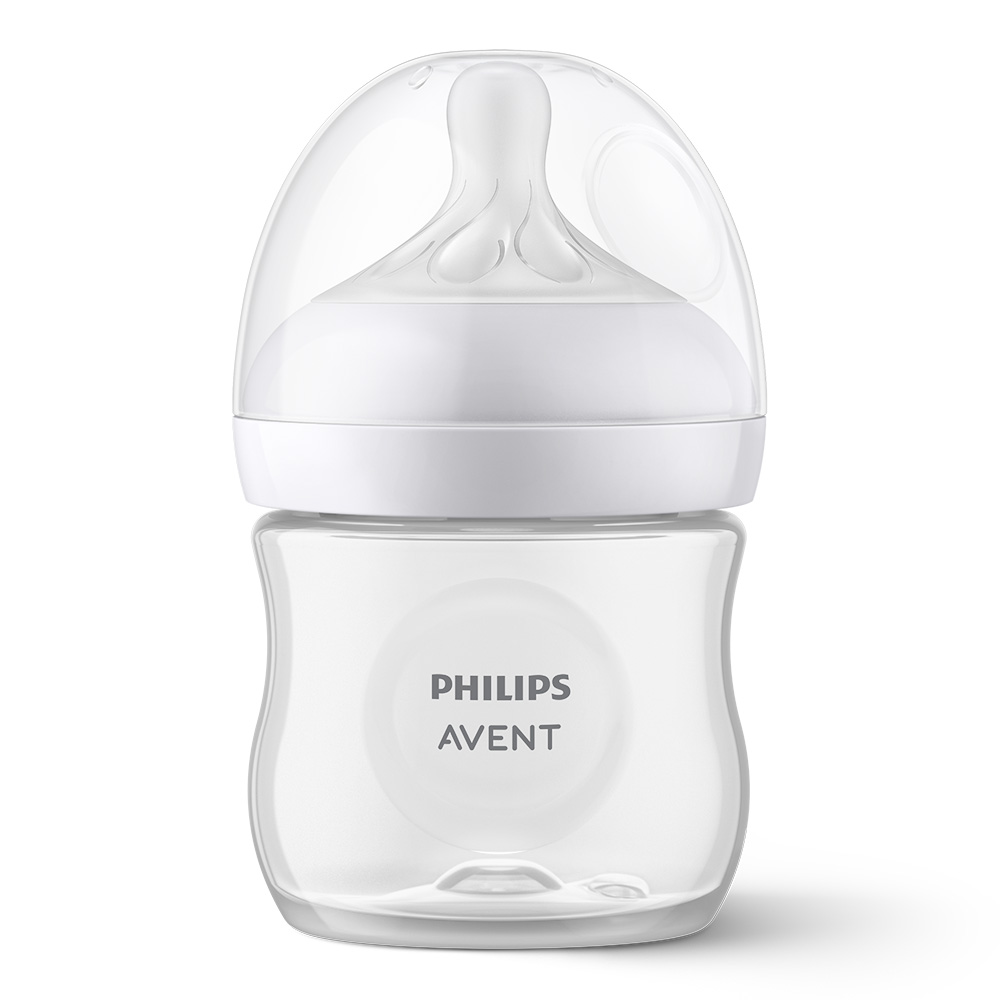 Σετ από ηλεκτρικό θήλαστρο Philips AVENT Essential, 1 μπιμπερό Natural Response 125 ml, 5 φακελάκια μητρικού γάλακτος και 4 επιθέματα
