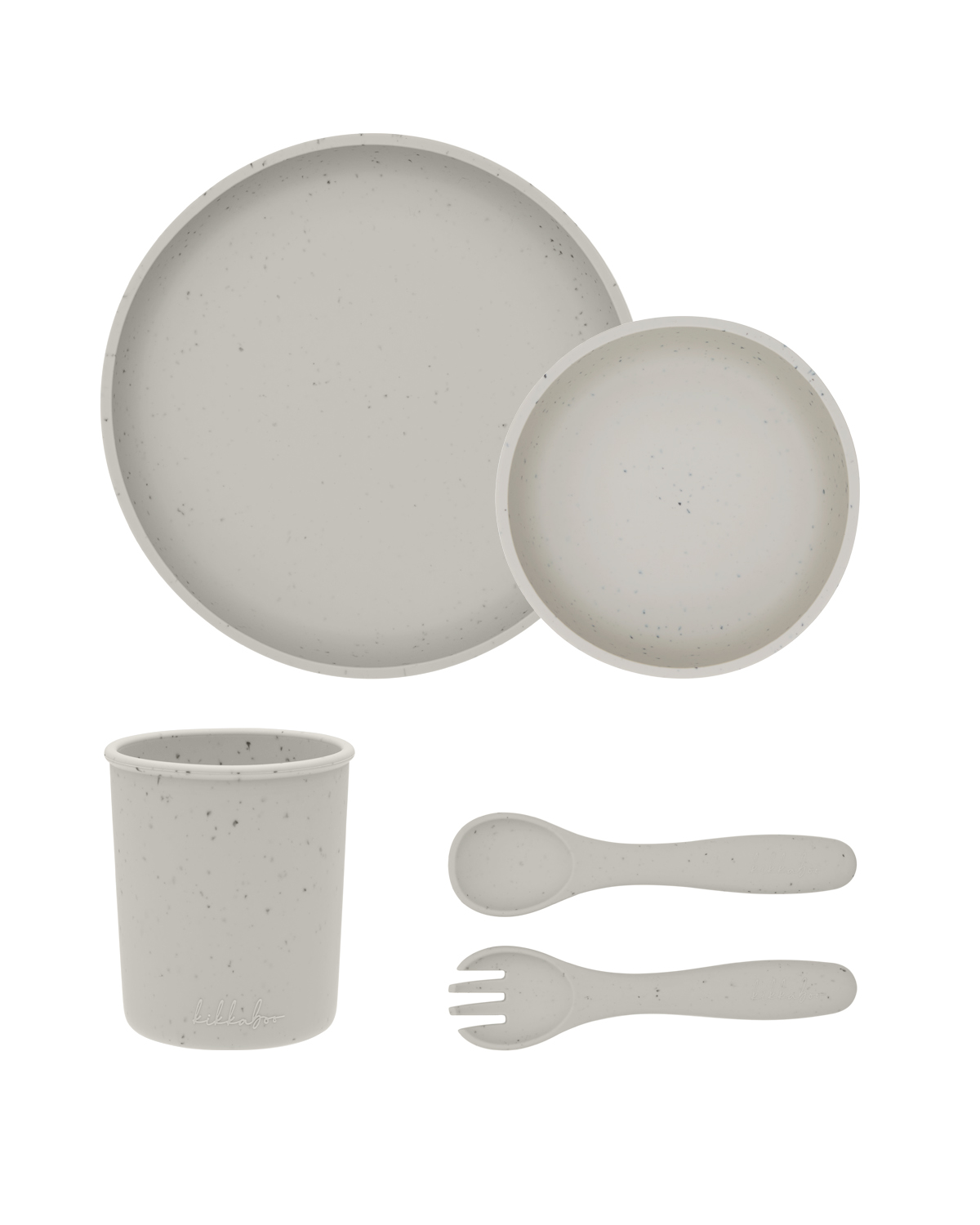 Σετ τραπεζαρίας 5 τεμαχίων Platinum Silicone Sand