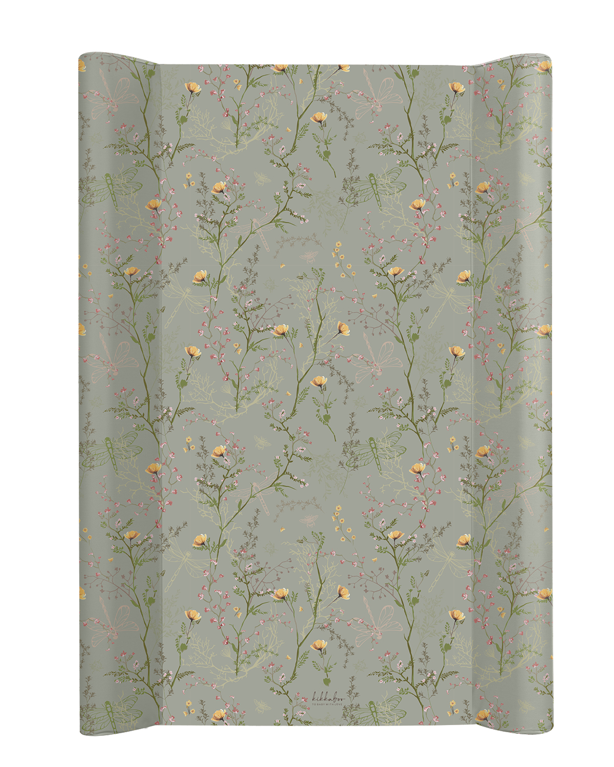 Μαλακό μαξιλαράκι αλλαξιέρα PVC 50x80cm Secret Garden Green