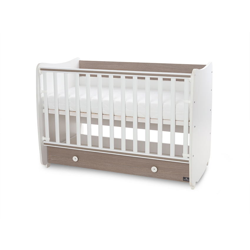 Bed dream 60/120 χρώμα λευκό/καφέ καινούργιο