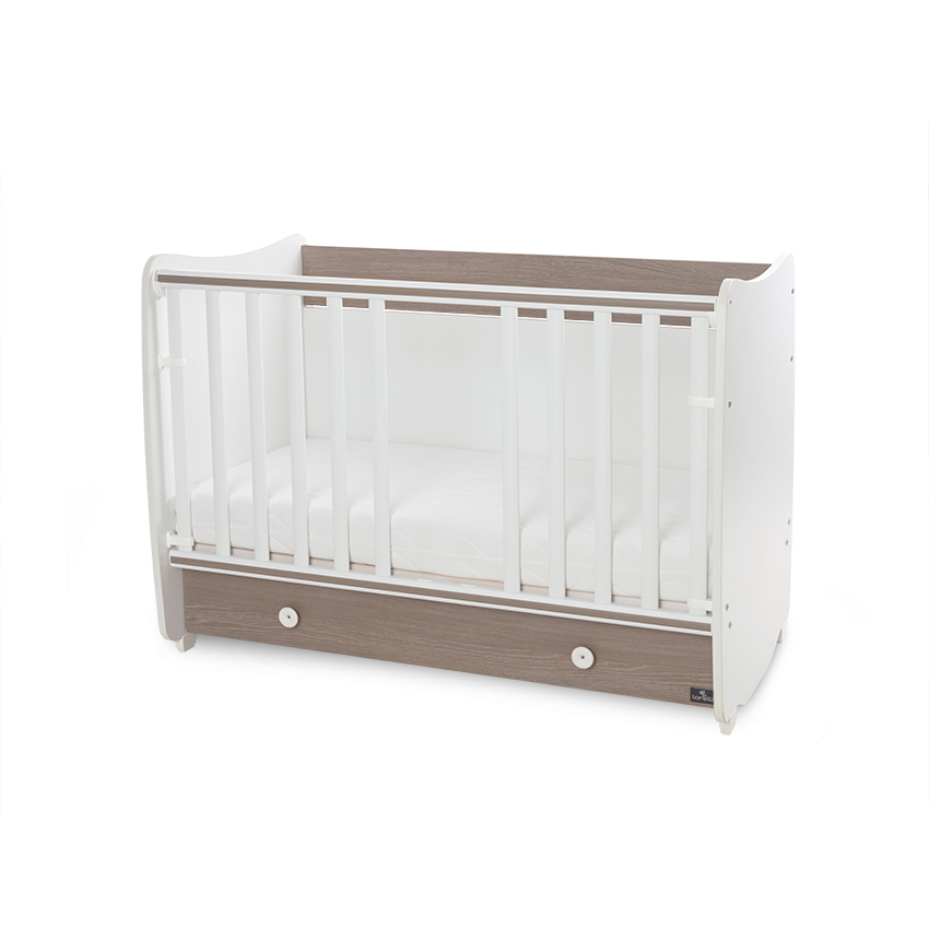 Bed dream 60/120 χρώμα λευκό/καφέ καινούργιο