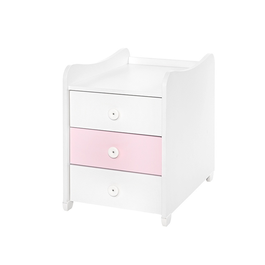 Κρεβάτι maxi συν νέο 70/160 λευκό/ροζ ορχιδέας-3κουτί