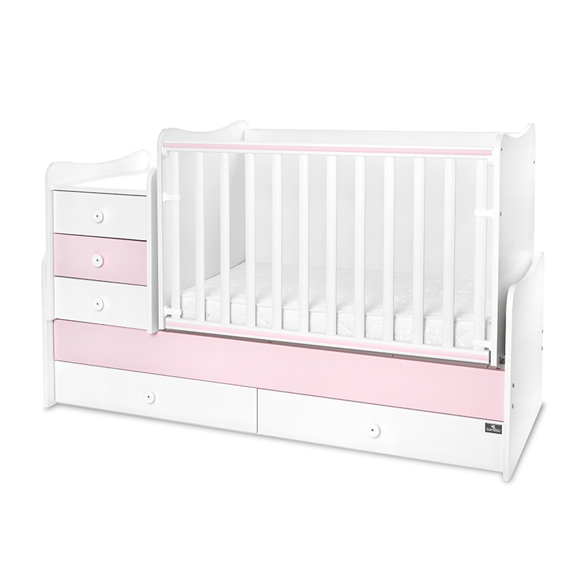 Κρεβάτι maxi συν νέο 70/160 λευκό/ροζ ορχιδέας-3κουτί