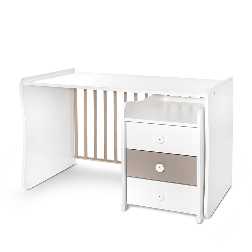 Κρεβάτι maxi plus νέο 70/160 λευκό + κορδόνι -3κουτί