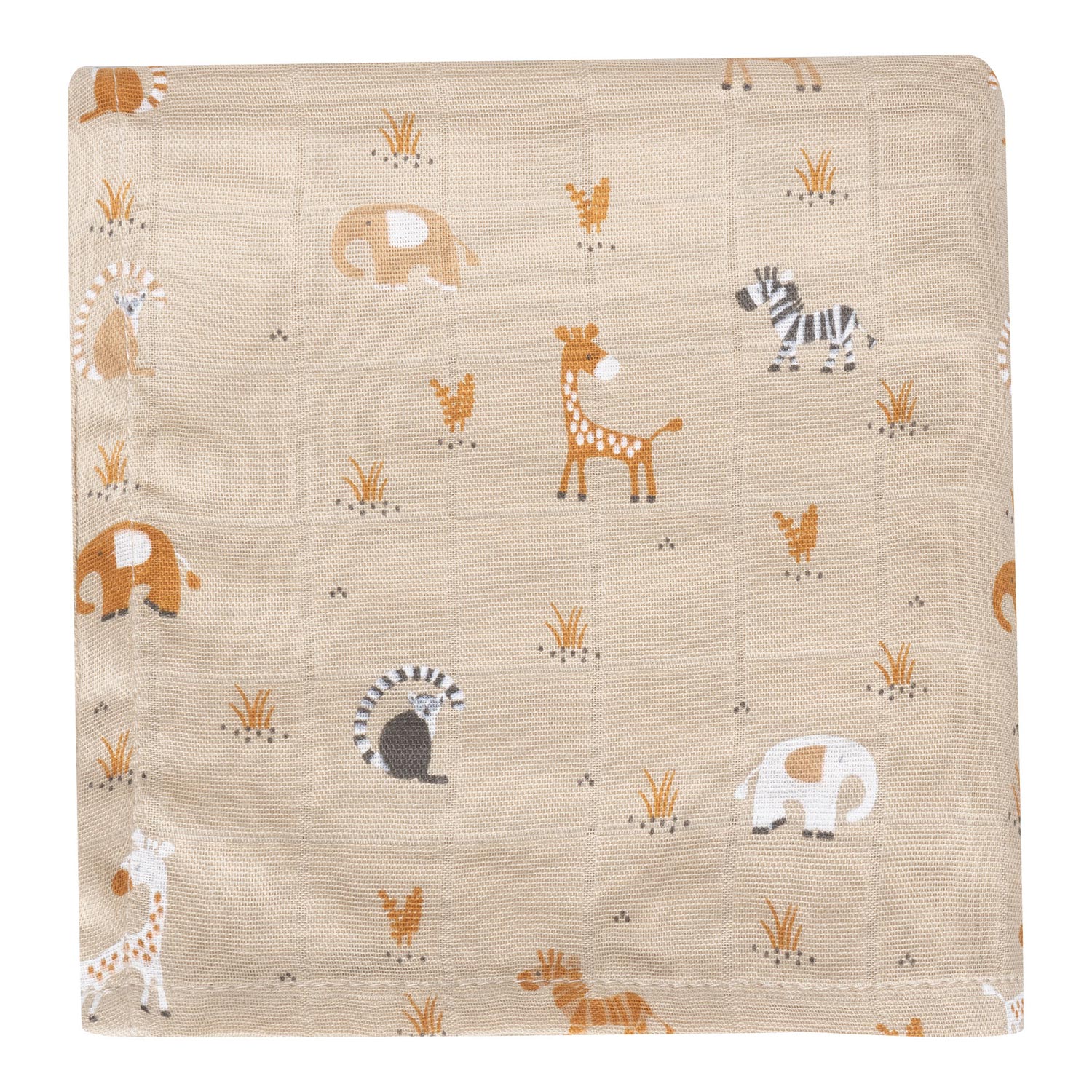 Σετ 3 πάνες από μουσελίνα Bebe-Jou 70x70cm - Steppe