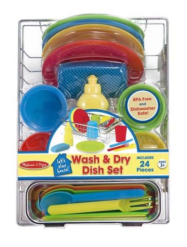 Melissa & Doug - Σετ στεγνωτηρίου με πιάτα και σκεύη