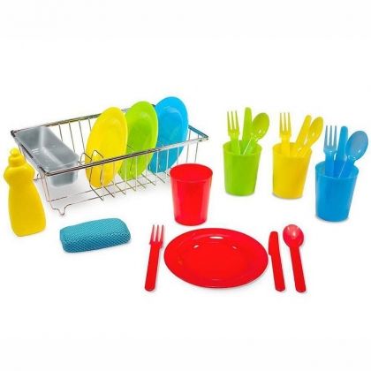 Melissa & Doug - Σετ στεγνωτηρίου με πιάτα και σκεύη