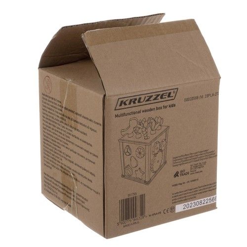 Ξύλινος εκπαιδευτικός κύβος διαλογής - Kruzzel