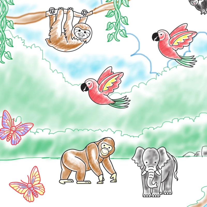 Δημιουργικό Σετ γραμματοσήμων - Rainforest - Melissa & Doug