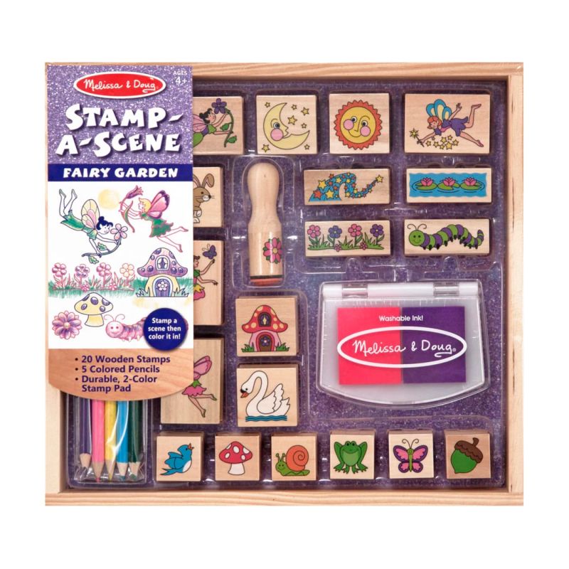 Magic Garden Creative Stamp Set - Melissa & Doug