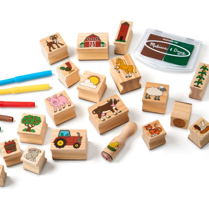 Creative Stamp Set - Farm - Melissa & Doug
