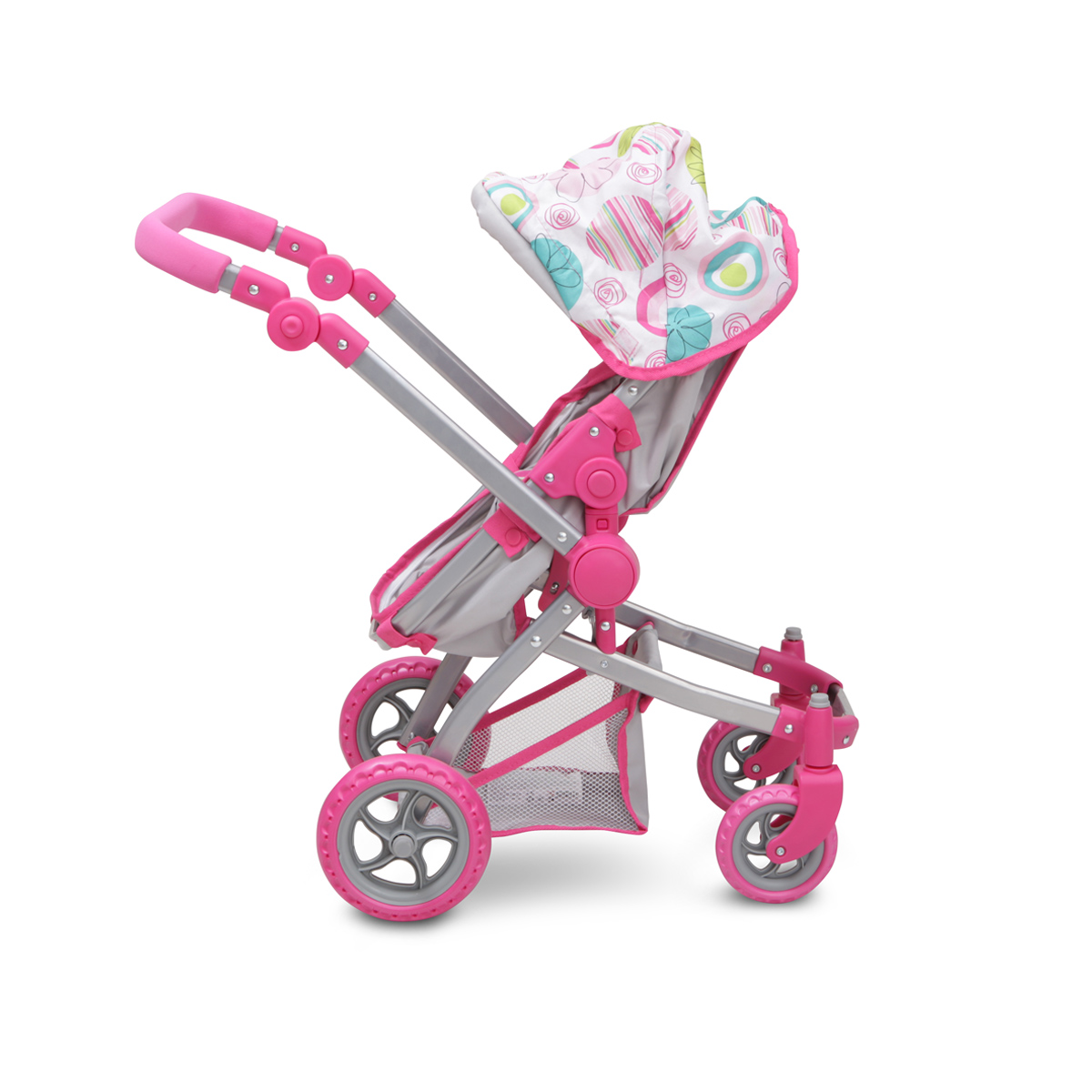 Καρότσι κούκλας Pink Rose 9651B