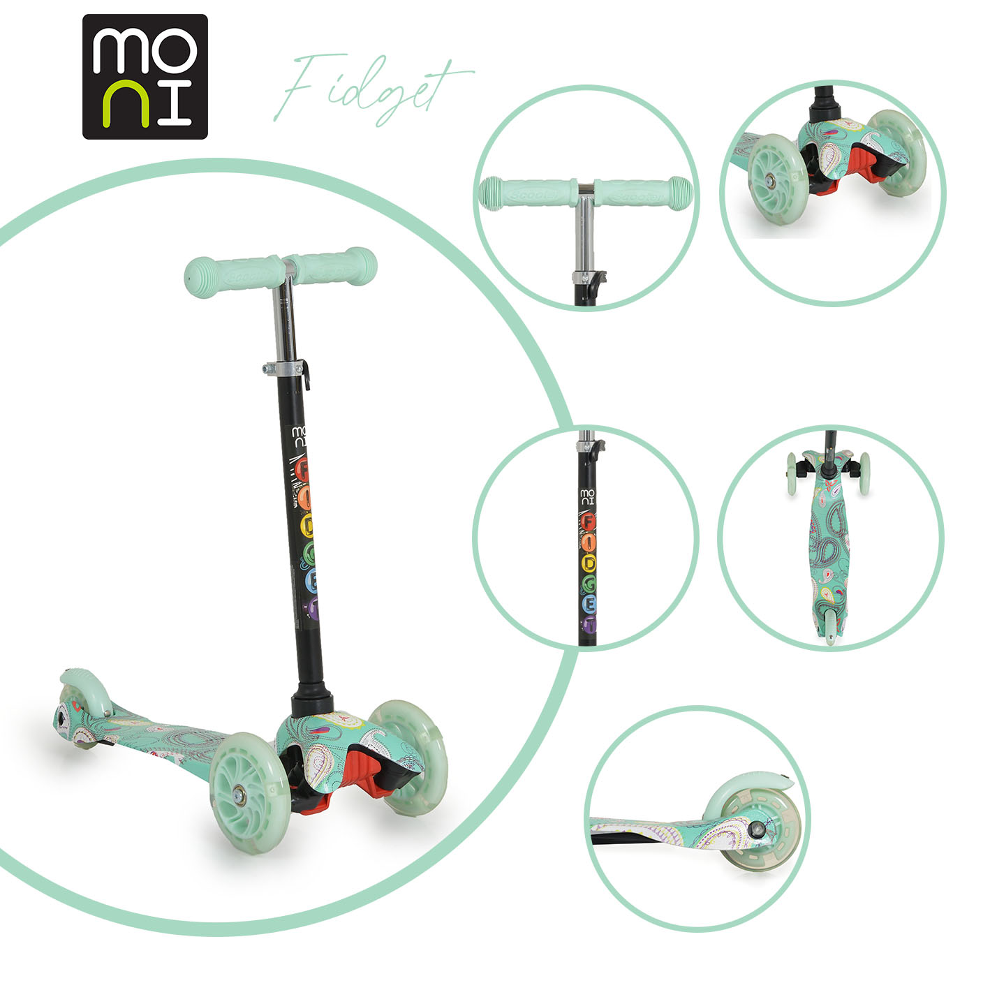 Fidget scooter μέντα