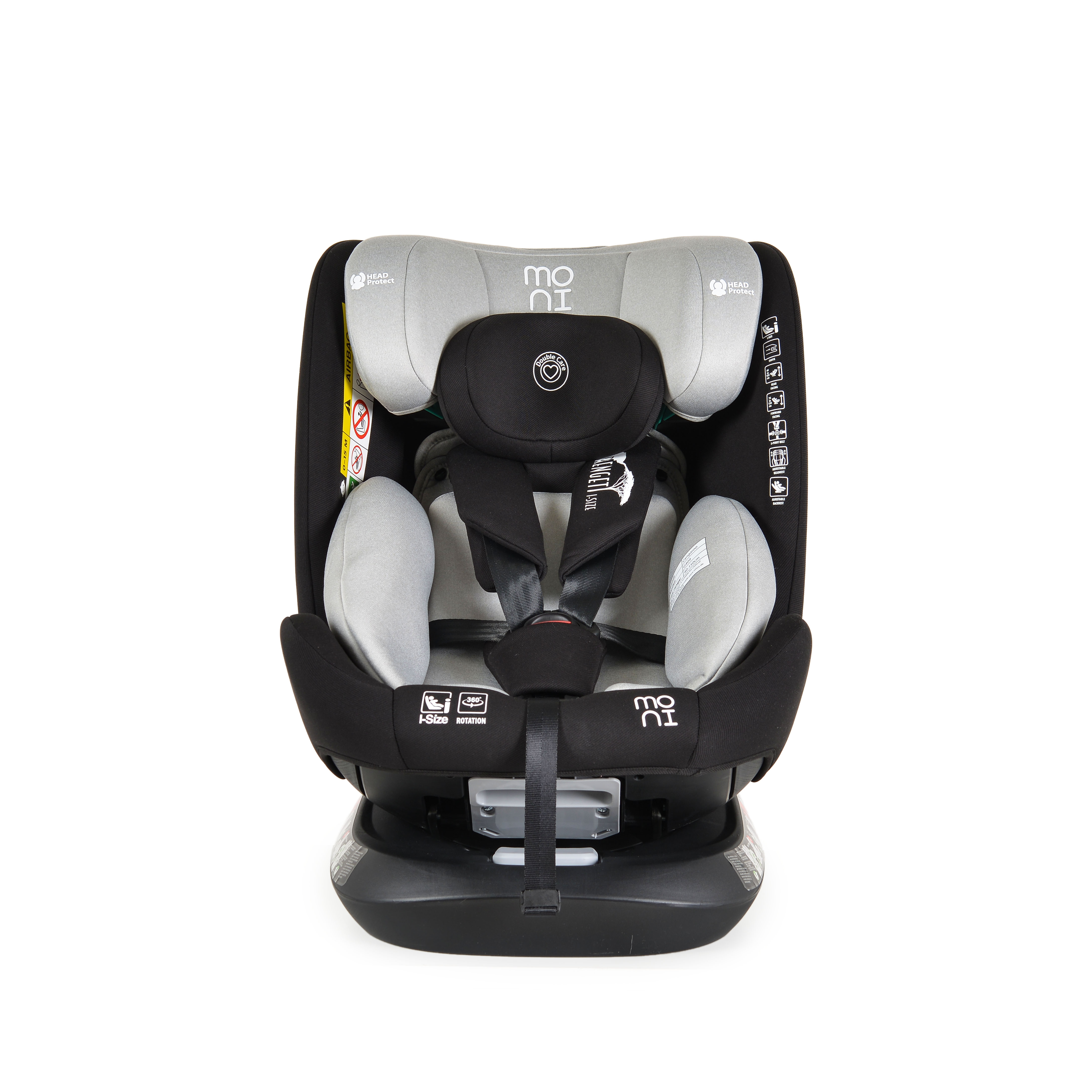 Стол за кола Serengeti I-size 40-150СМ светлосив