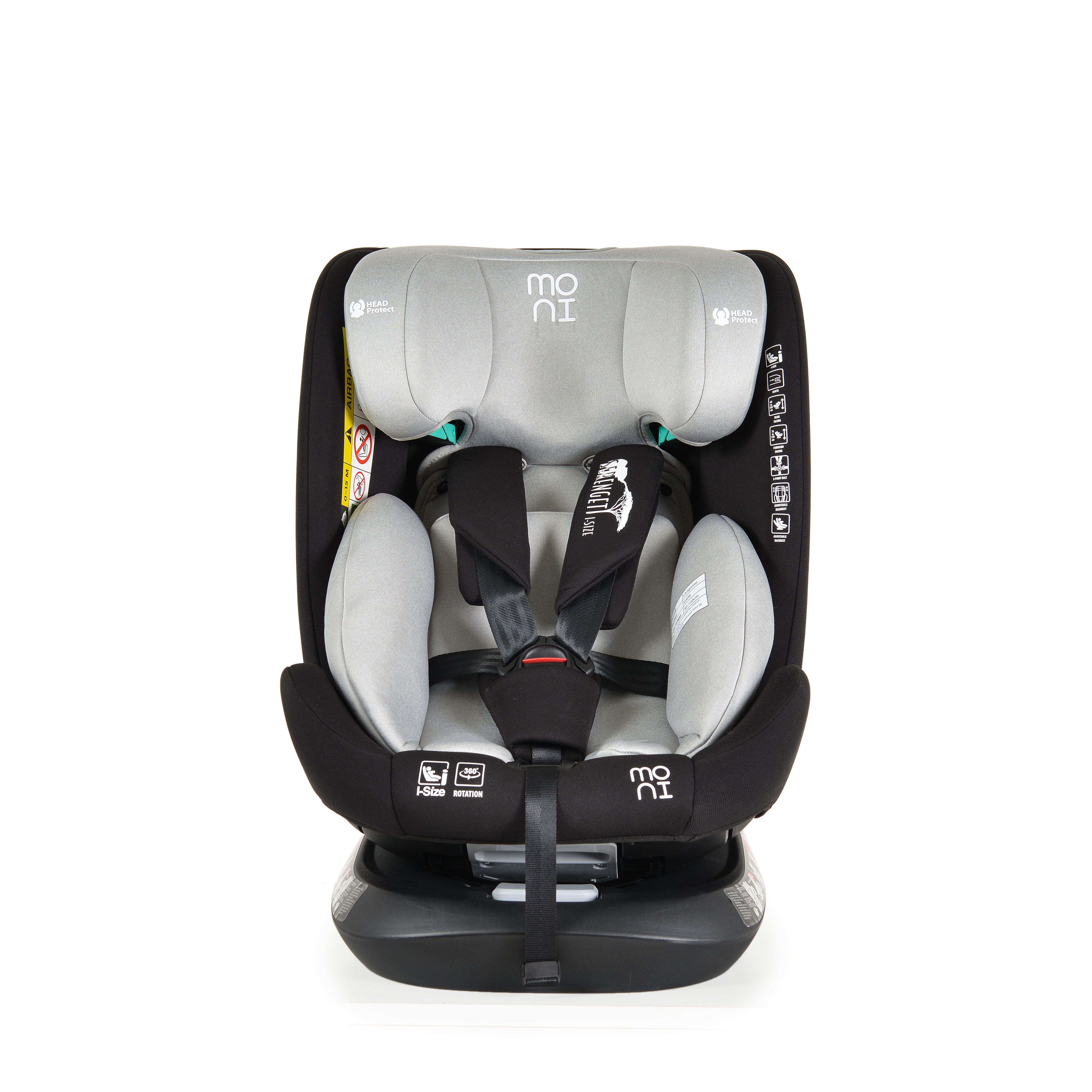 Стол за кола Serengeti I-size 40-150СМ светлосив