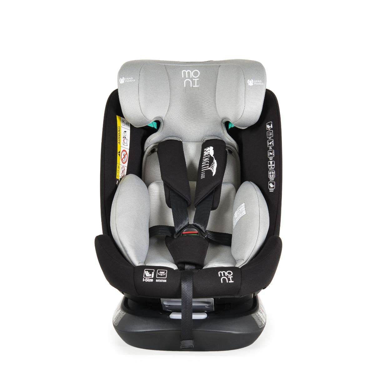 Стол за кола Serengeti I-size 40-150СМ светлосив