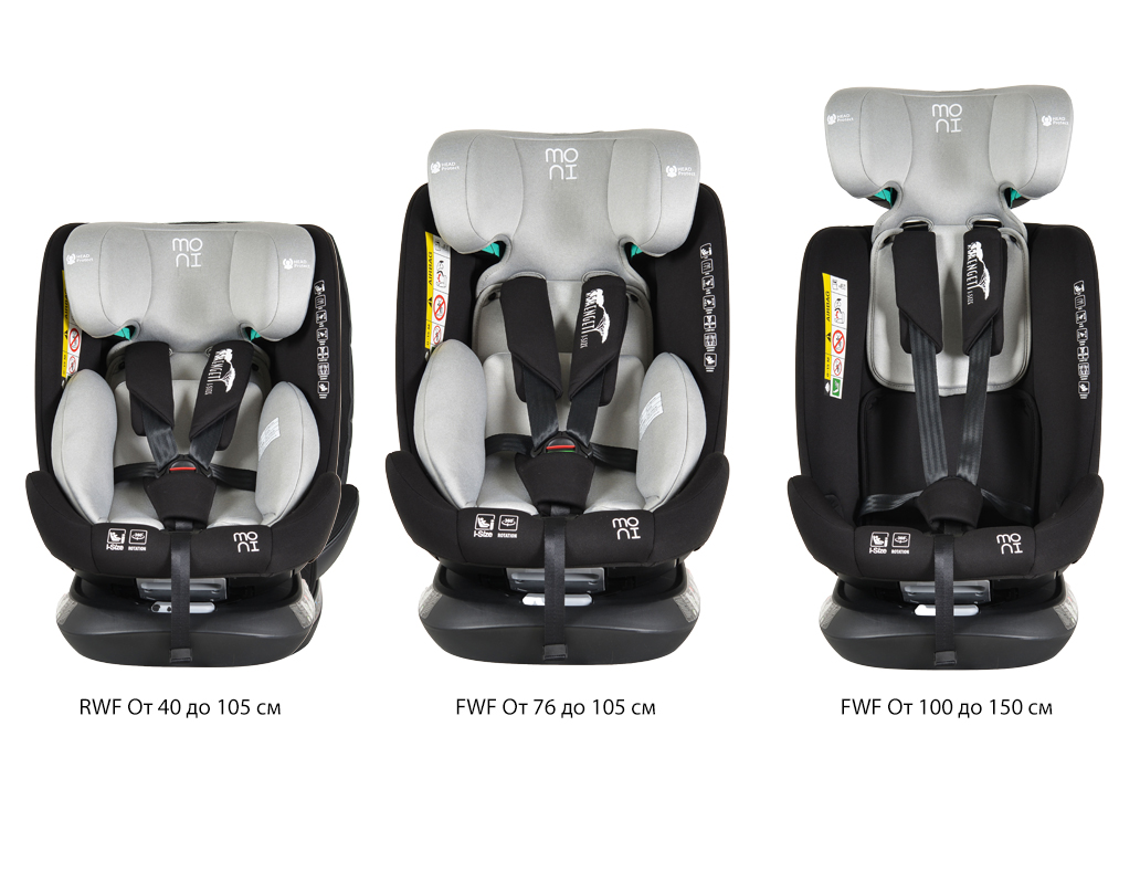 Стол за кола Serengeti I-size 40-150СМ светлосив