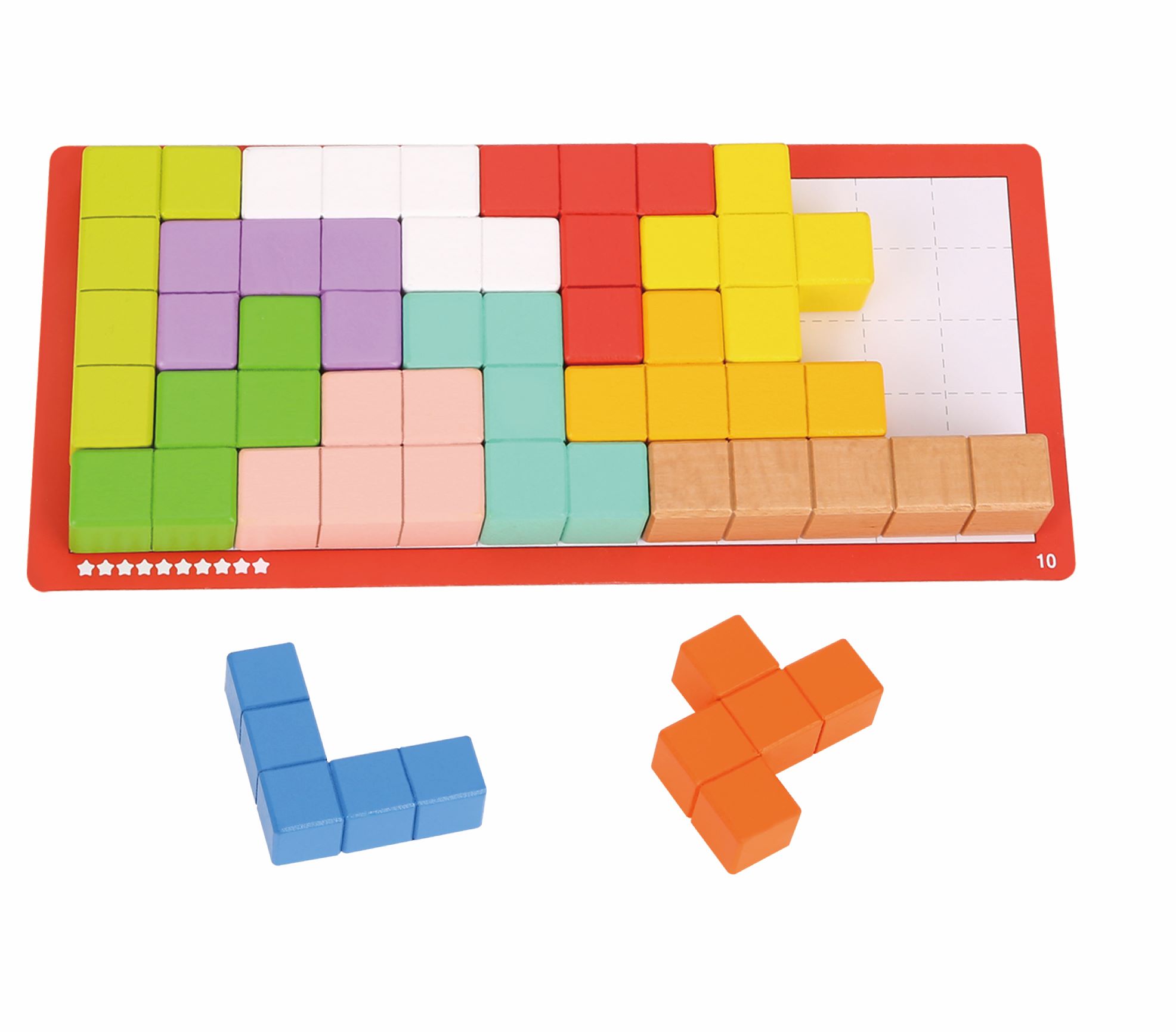 Ξύλινο παζλ Tetris TF280
