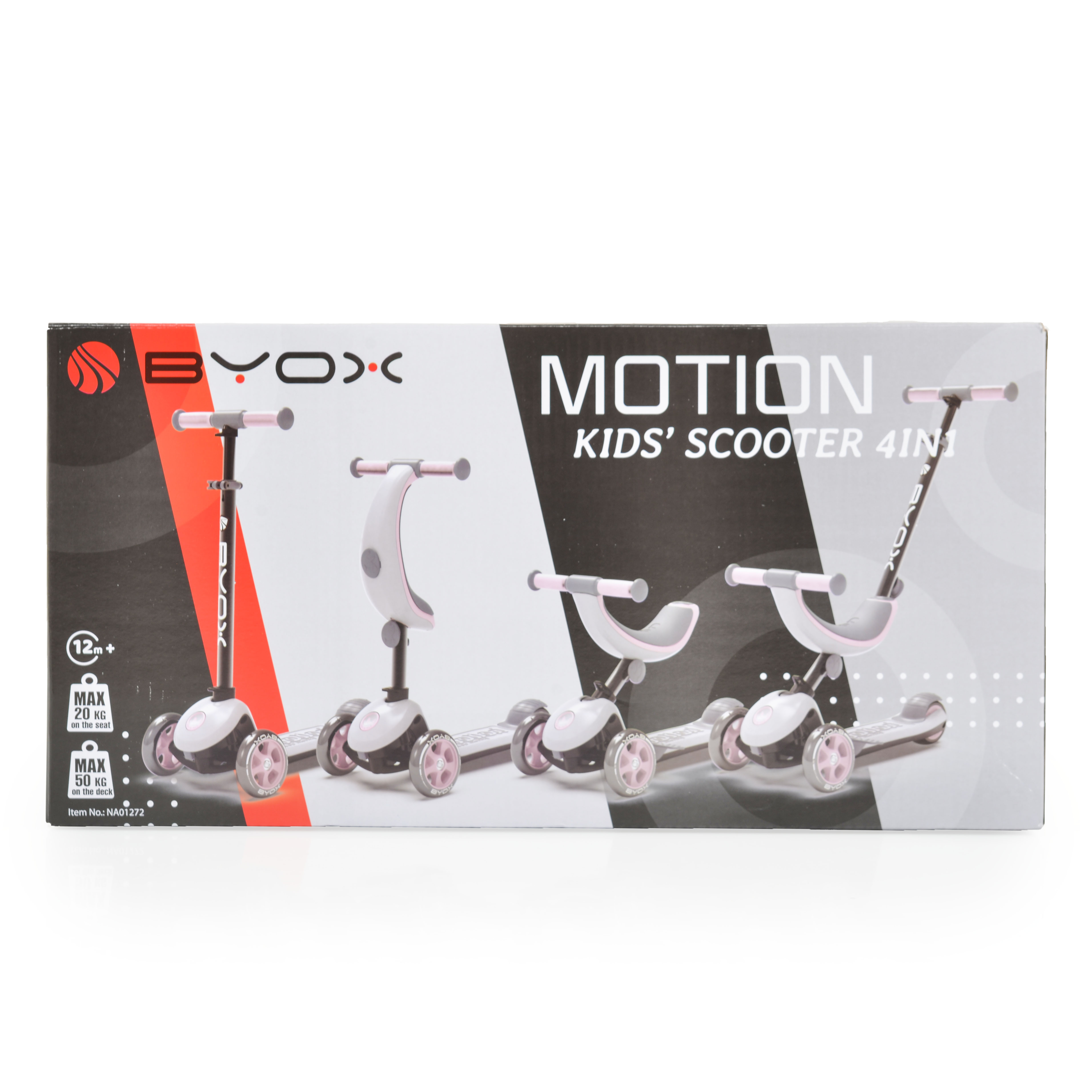 Motion 4in1 scooter ροζ