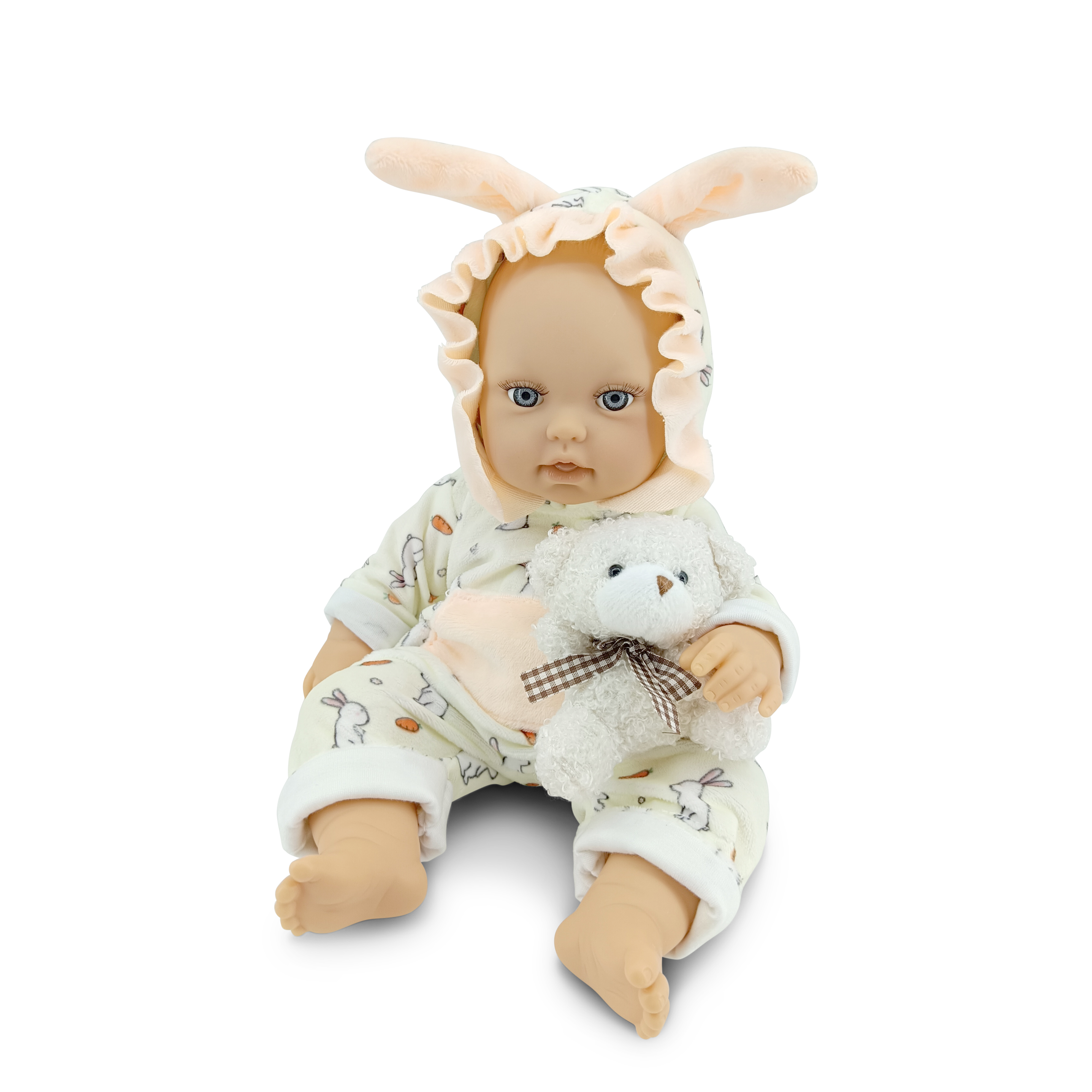 Κούκλα 30cm Lovely Baby Rabbit LS1255-2