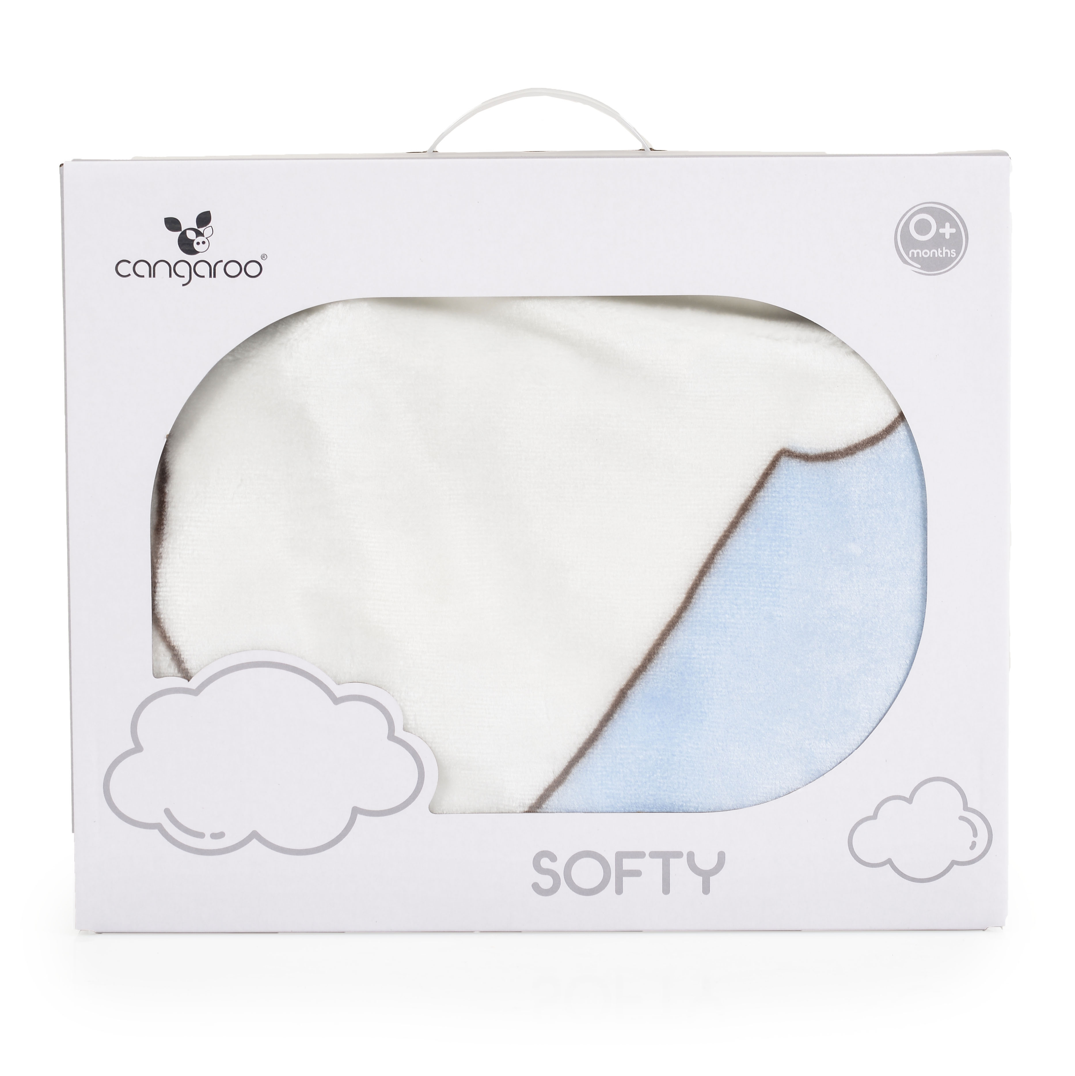 Κουβέρτα 80/110 Softy Sweet αγκαλιές μπλε