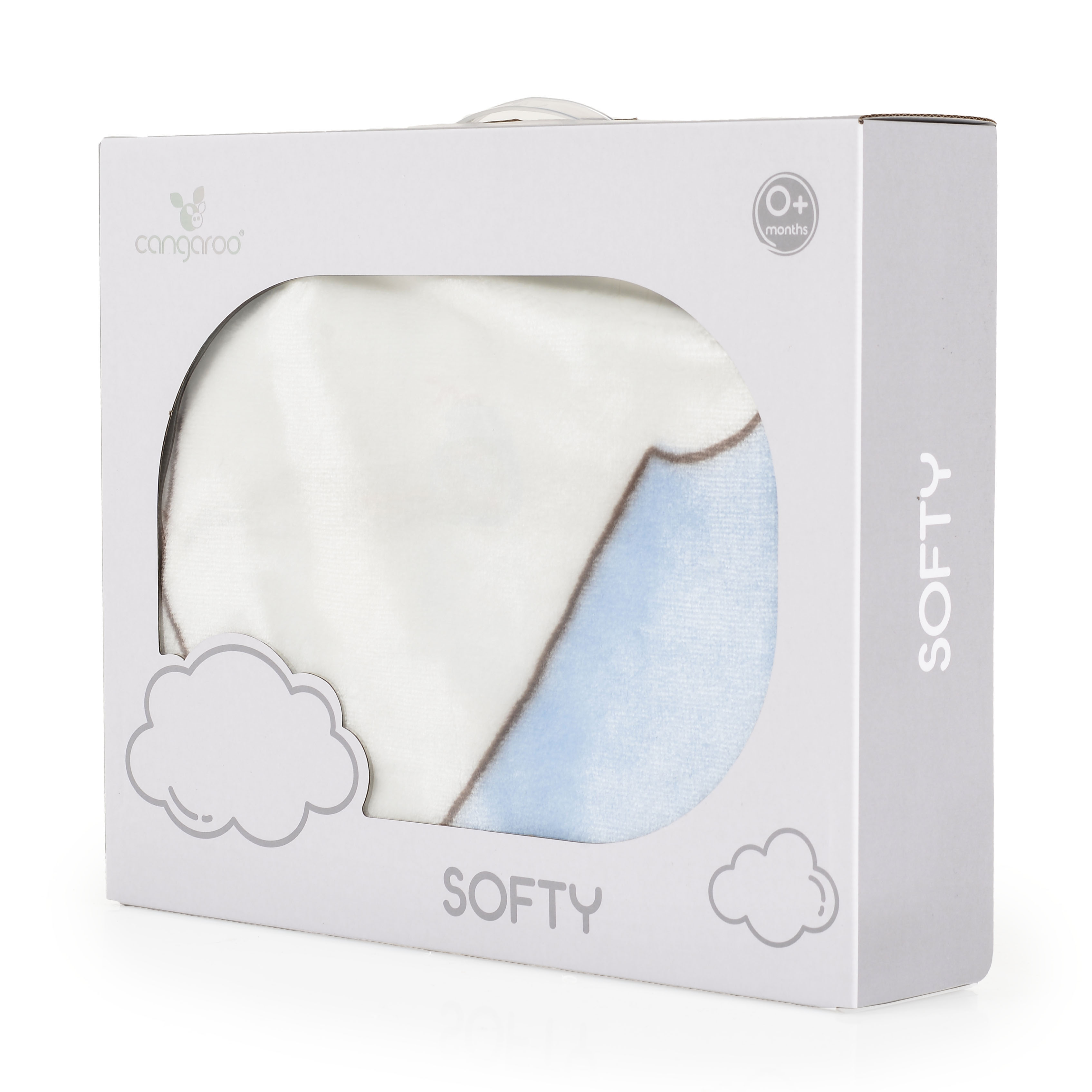Κουβέρτα 80/110 Softy Sweet αγκαλιές μπλε