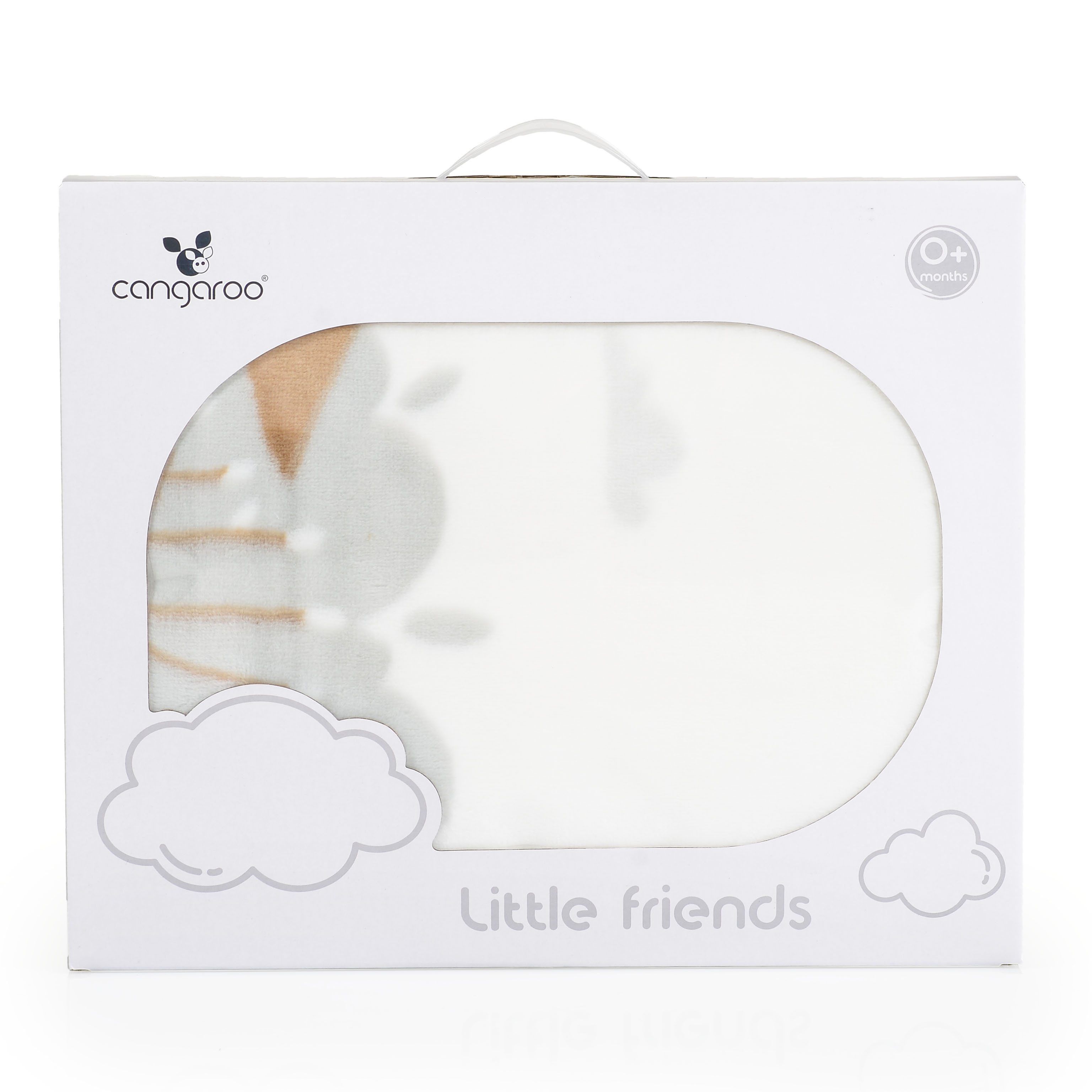 Κουβέρτα Sherpa 80/110 cm Little friends γκρι
