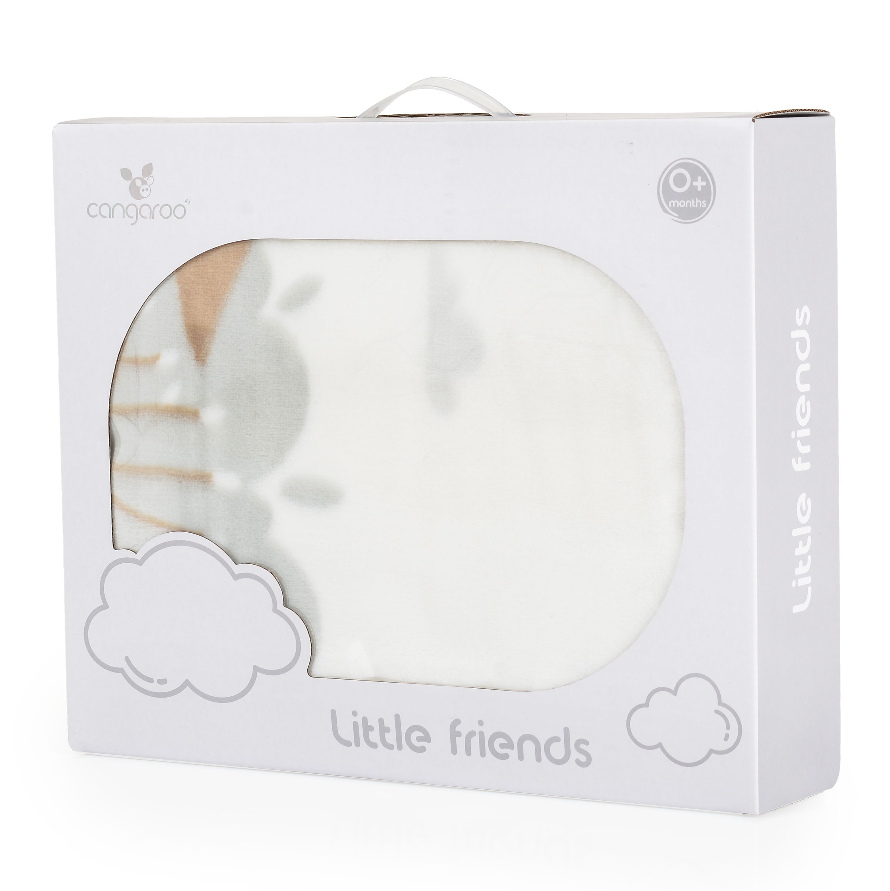 Κουβέρτα Sherpa 80/110 cm Little friends γκρι