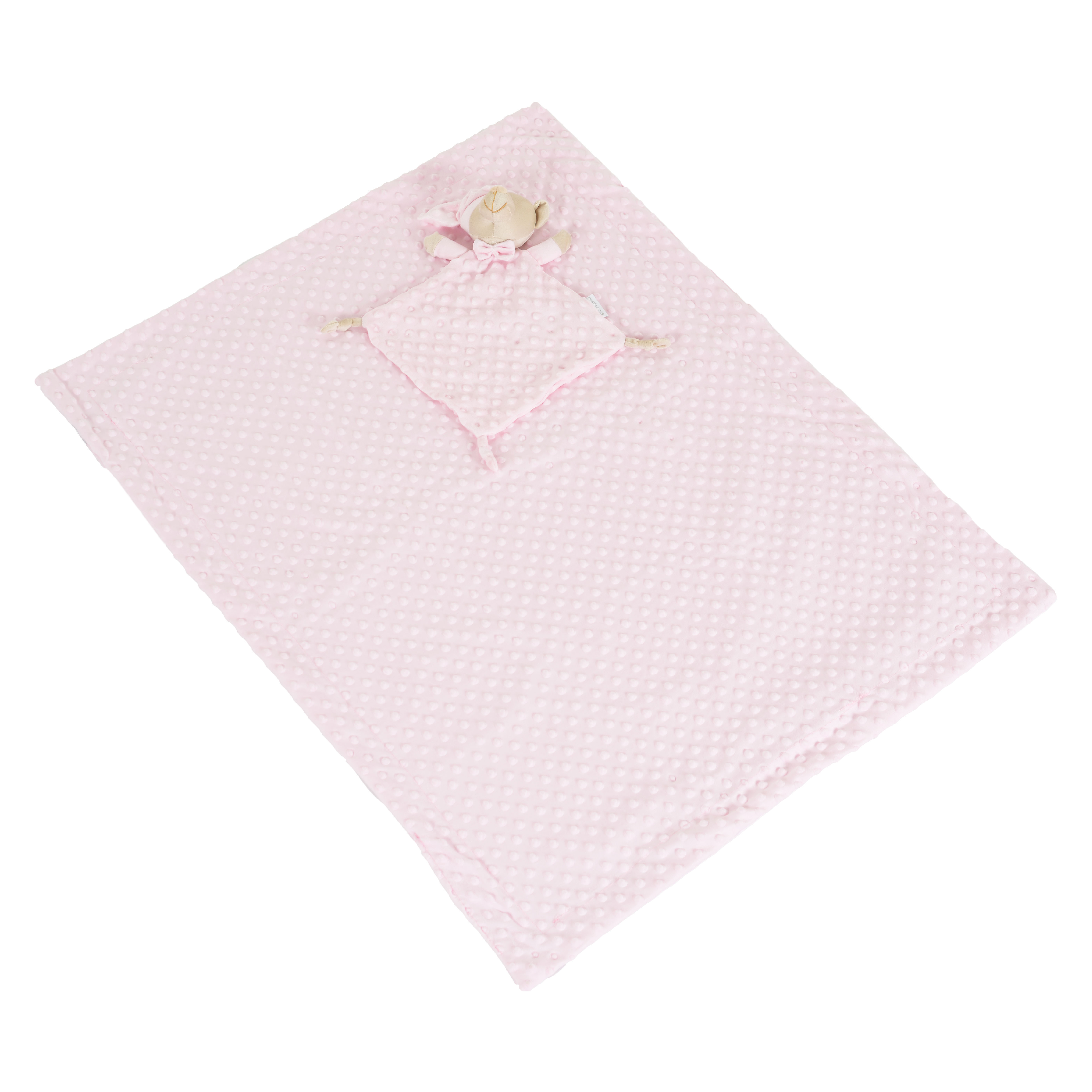 Κουβέρτα 75/100 cm με παιχνίδι Bennie pink