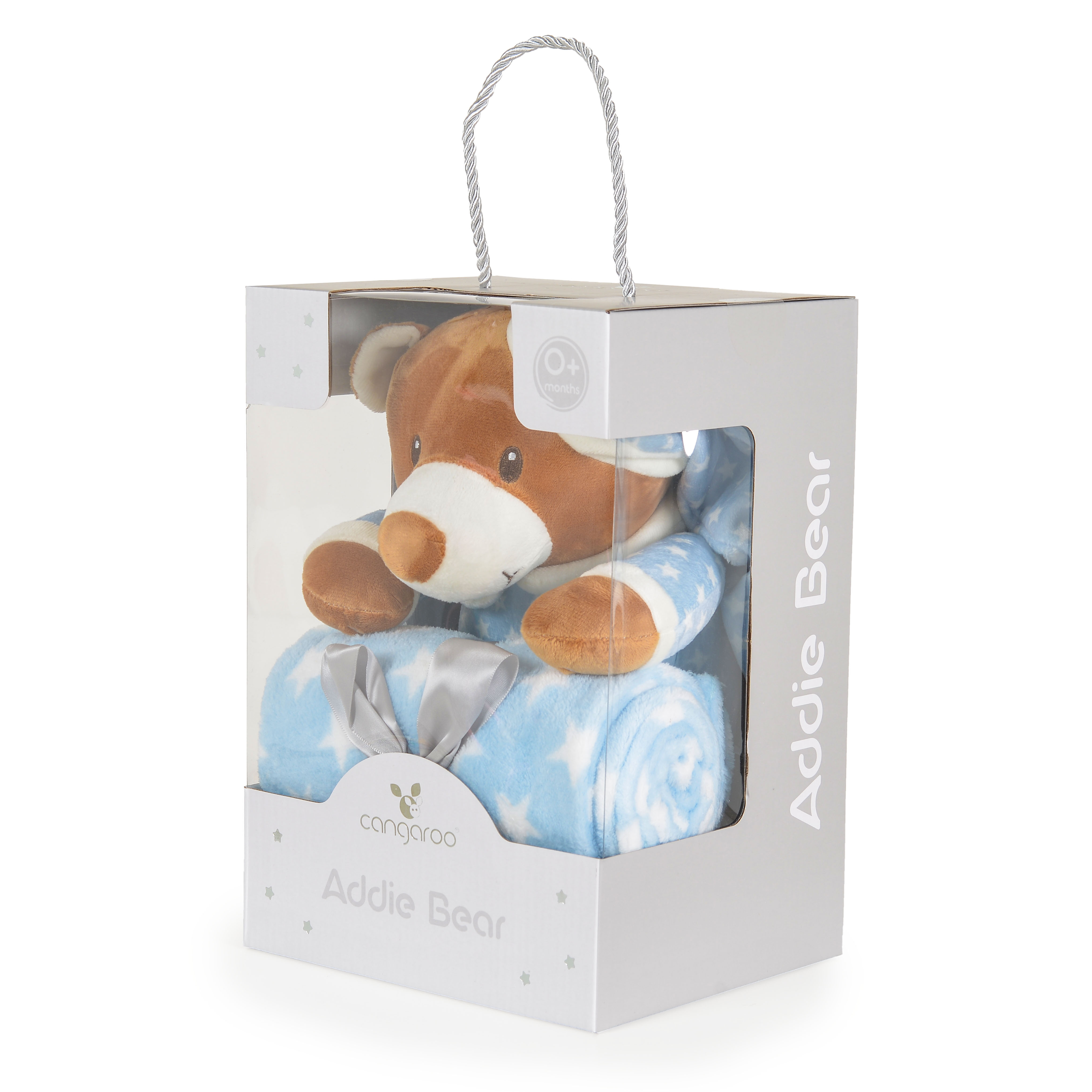 Κουβέρτα 90/75 εκ. με μπλε παιχνίδι Addie Bear