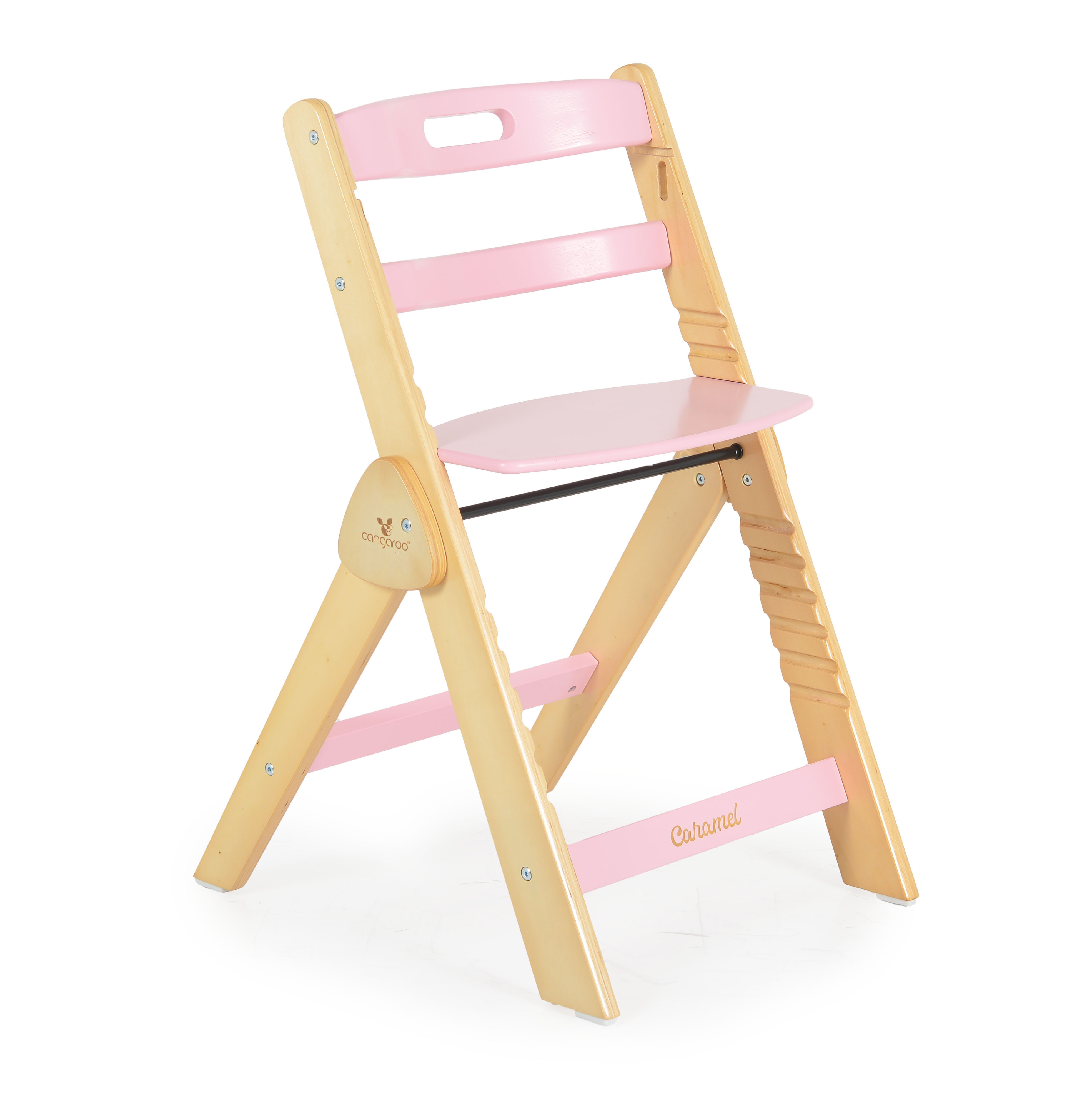 Ξύλινη καρέκλα τραπεζαρίας ροζ καραμέλα