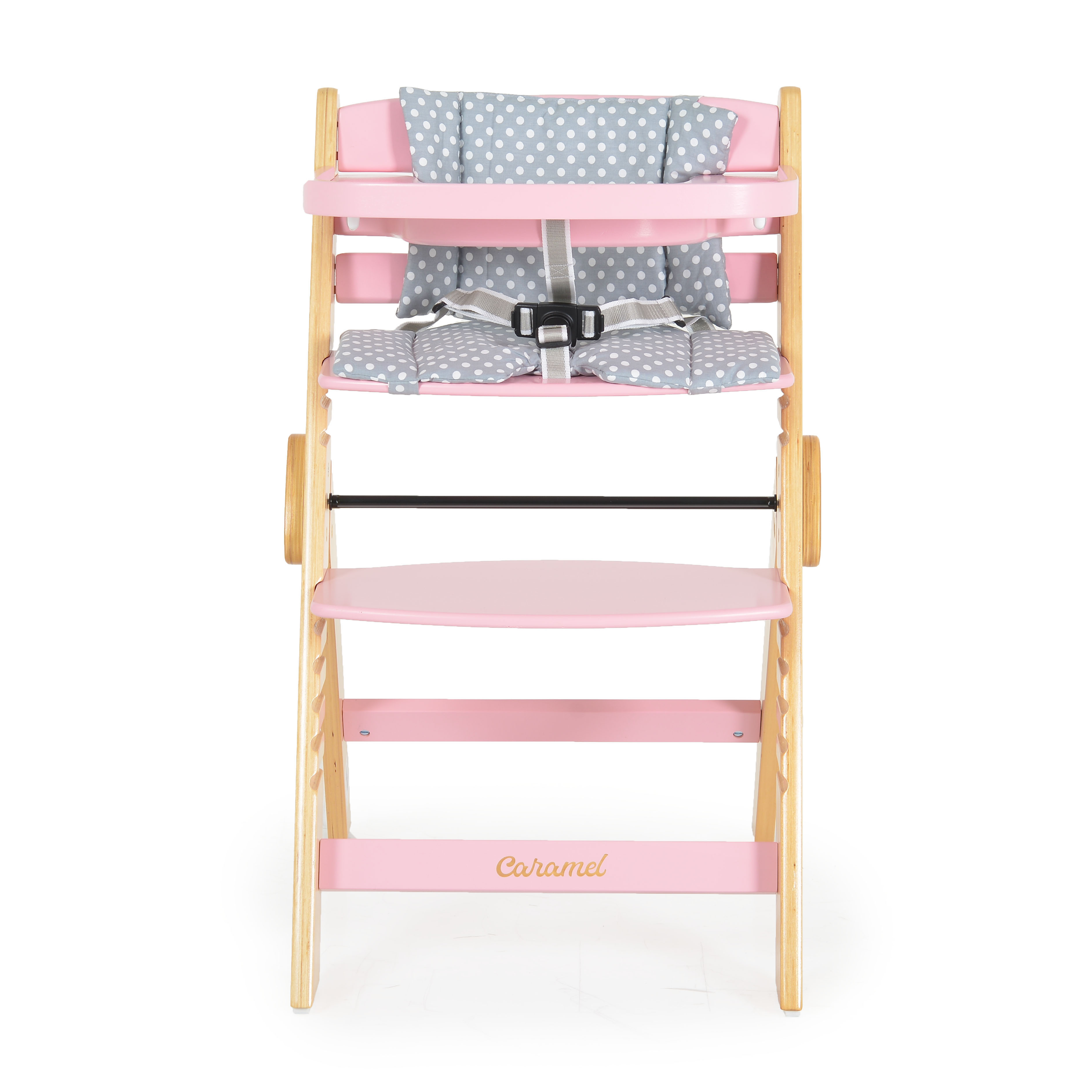 Ξύλινη καρέκλα τραπεζαρίας ροζ καραμέλα