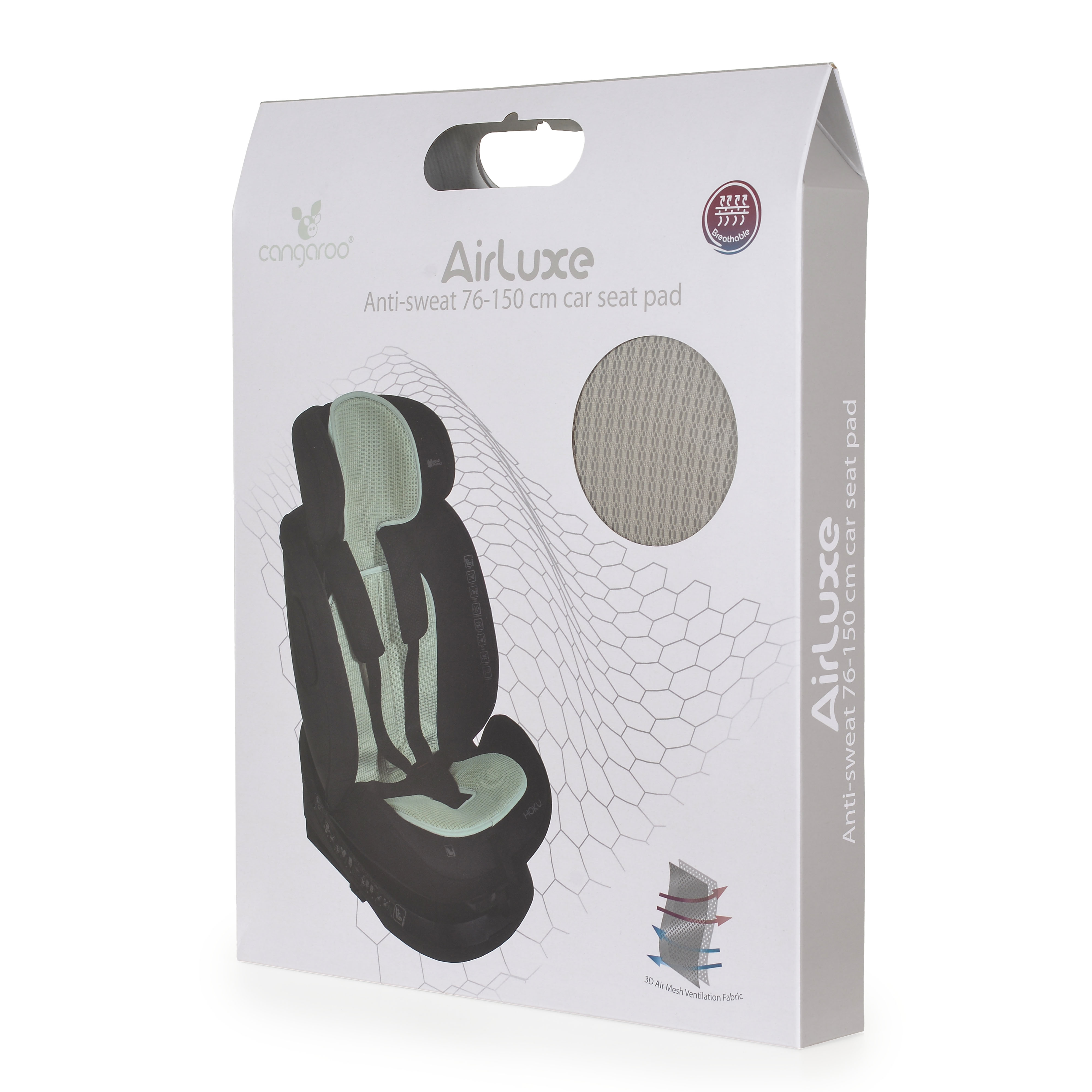 Μαξιλάρι καθίσματος αυτοκινήτου 76-150 cm AIRLUXE γκρι
