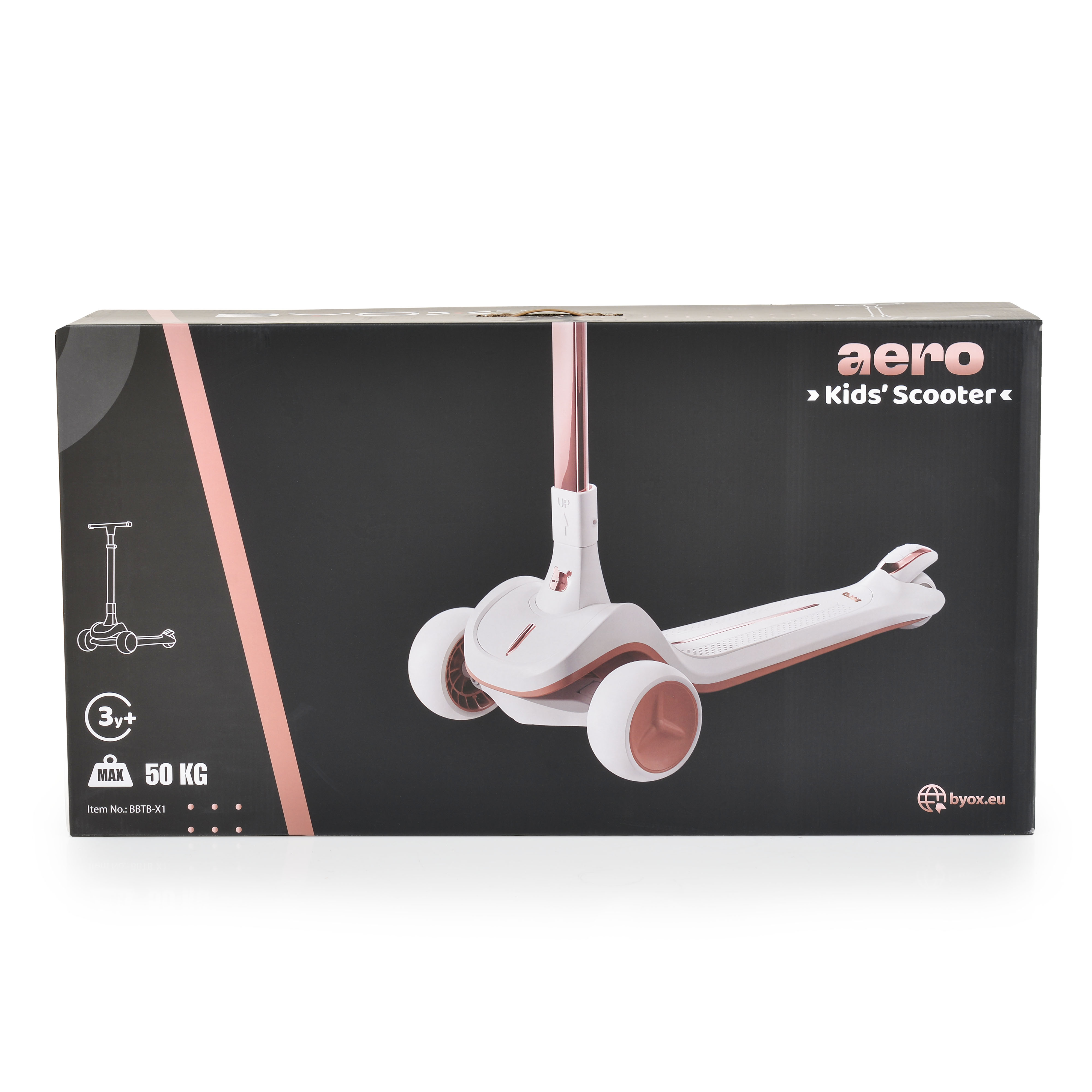 Aero Scooter σε χρώμα άνθρακος-μαύρο